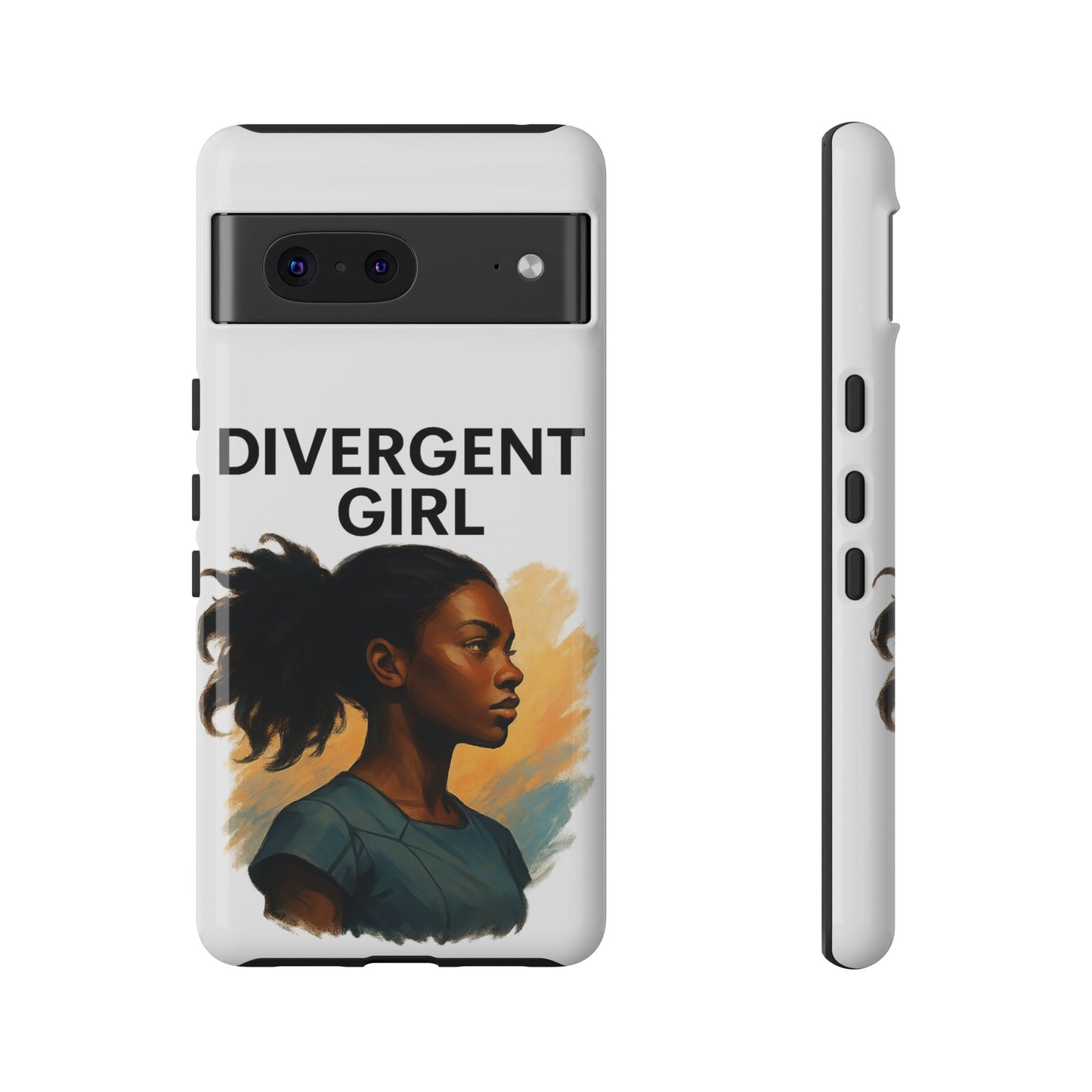 Divergent Girl Phone Case, Tough Phone Cover, Unique Gift for Book Lovers, Protective Smartphone Case, Trendy Cell Phone Skin