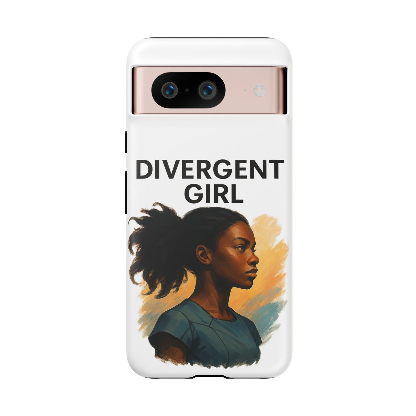 Divergent Girl Phone Case, Tough Phone Cover, Unique Gift for Book Lovers, Protective Smartphone Case, Trendy Cell Phone Skin