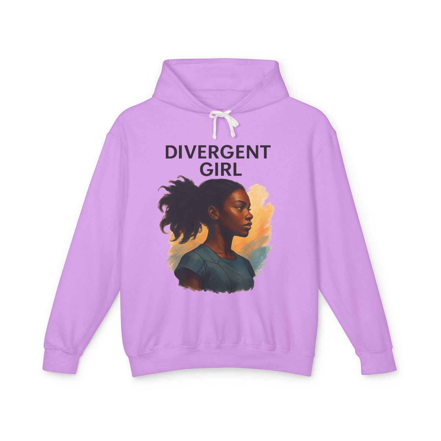 Divergent Girl Sweatshirt, Unisex Lightweight Hoodie, Motivational Gift, Cozy Layering, Perfect for Everyday Wear, Inspirational Apparel