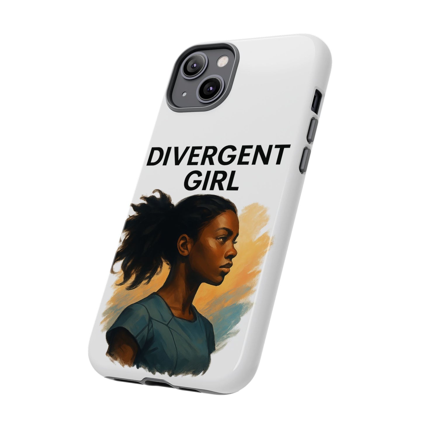 Divergent Girl Phone Case, Tough Phone Cover, Unique Gift for Book Lovers, Protective Smartphone Case, Trendy Cell Phone Skin