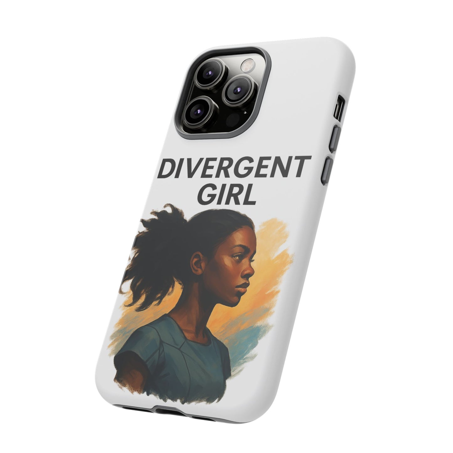 Divergent Girl Phone Case, Tough Phone Cover, Unique Gift for Book Lovers, Protective Smartphone Case, Trendy Cell Phone Skin