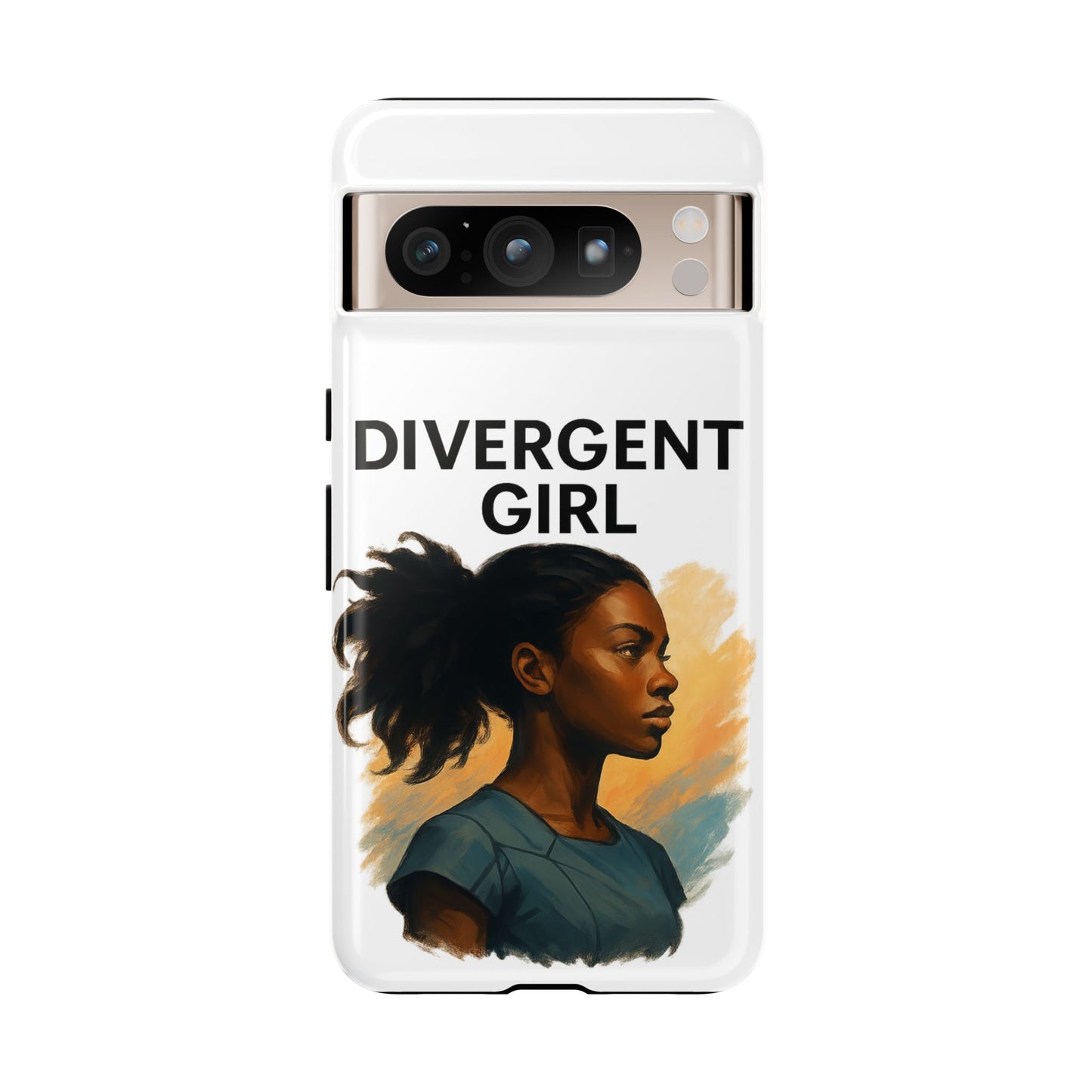 Divergent Girl Phone Case, Tough Phone Cover, Unique Gift for Book Lovers, Protective Smartphone Case, Trendy Cell Phone Skin