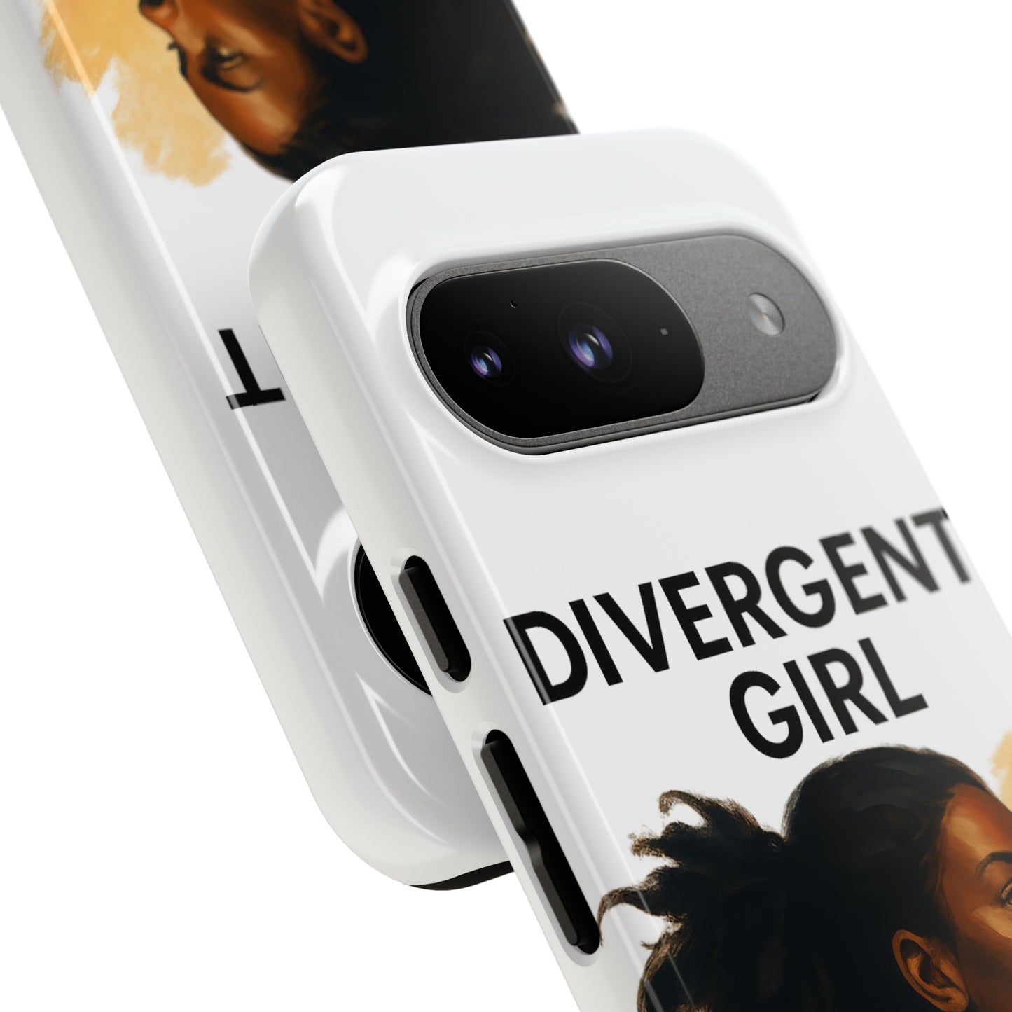 Divergent Girl Phone Case, Tough Phone Cover, Unique Gift for Book Lovers, Protective Smartphone Case, Trendy Cell Phone Skin