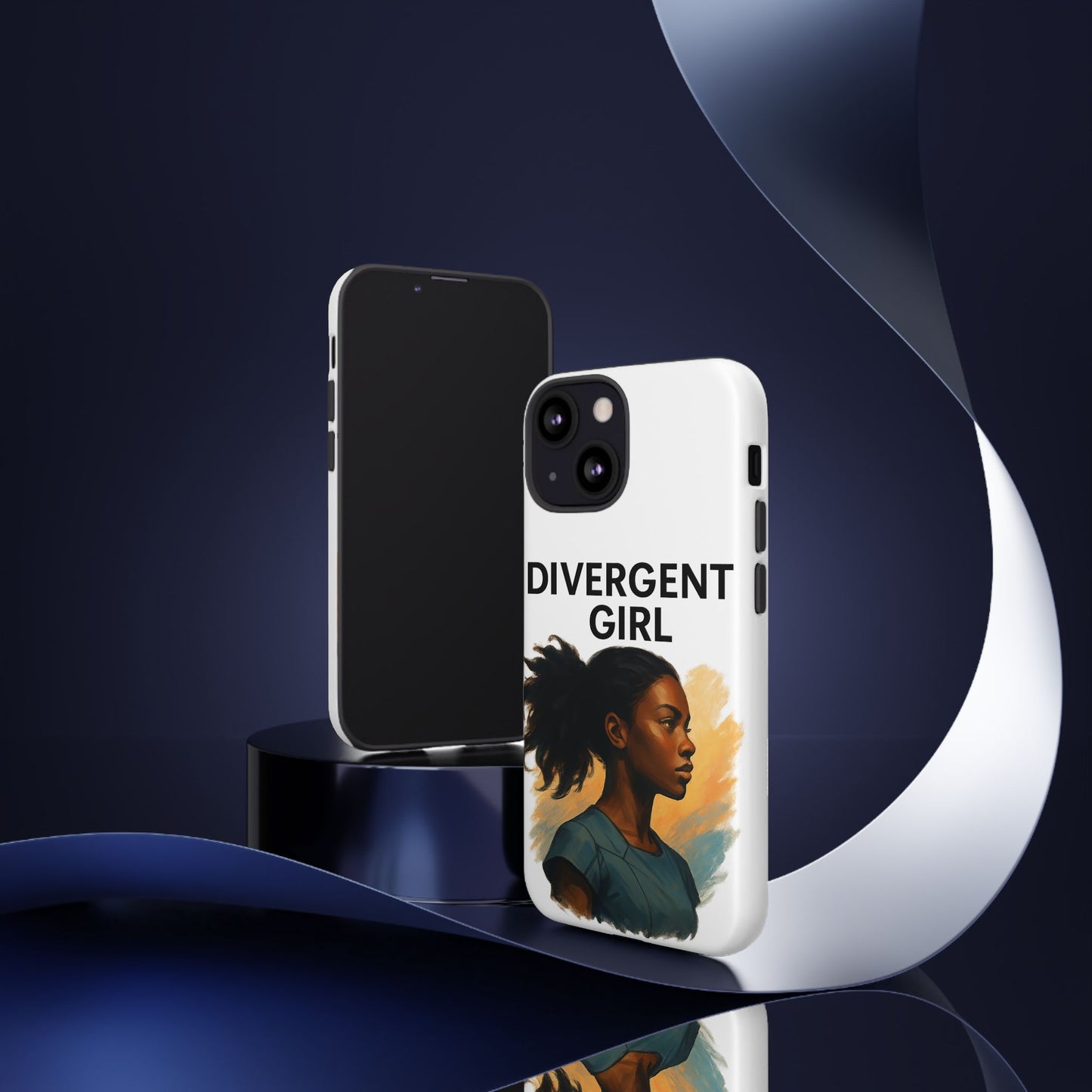 Divergent Girl Phone Case, Tough Phone Cover, Unique Gift for Book Lovers, Protective Smartphone Case, Trendy Cell Phone Skin