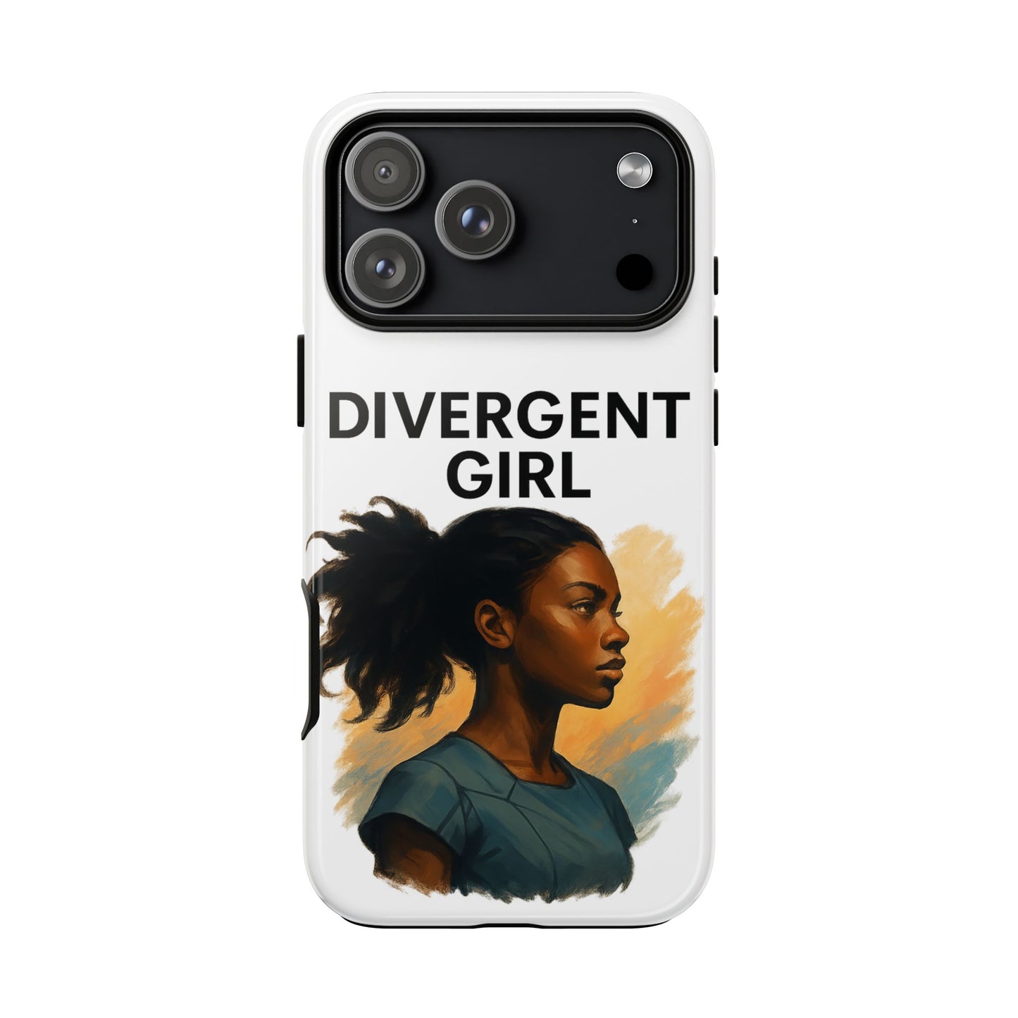 Divergent Girl Phone Case, Tough Phone Cover, Unique Gift for Book Lovers, Protective Smartphone Case, Trendy Cell Phone Skin