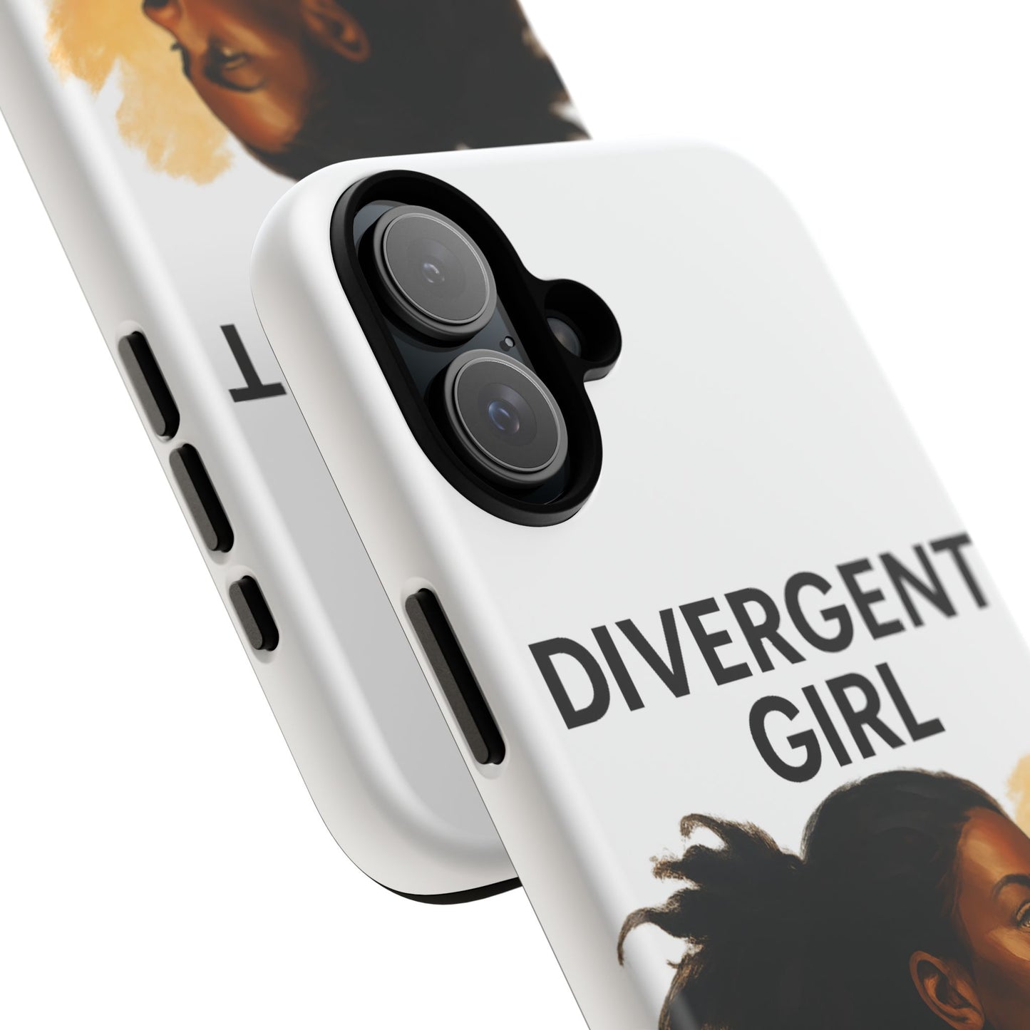 Divergent Girl Phone Case, Tough Phone Cover, Unique Gift for Book Lovers, Protective Smartphone Case, Trendy Cell Phone Skin