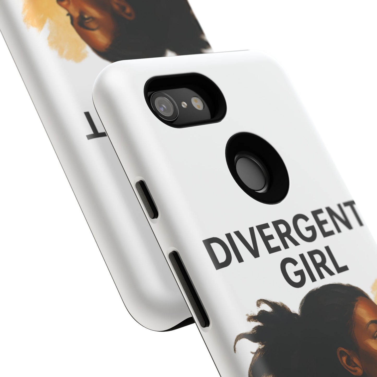 Divergent Girl Phone Case, Tough Phone Cover, Unique Gift for Book Lovers, Protective Smartphone Case, Trendy Cell Phone Skin