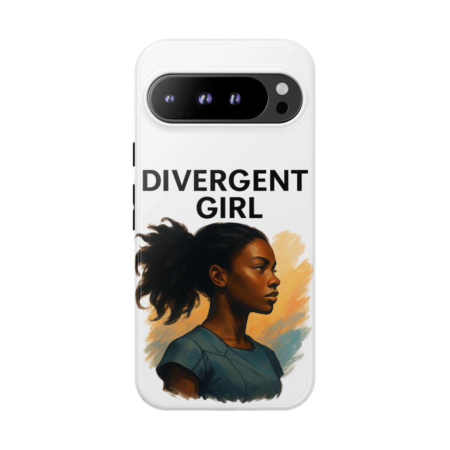 Divergent Girl Phone Case, Tough Phone Cover, Unique Gift for Book Lovers, Protective Smartphone Case, Trendy Cell Phone Skin