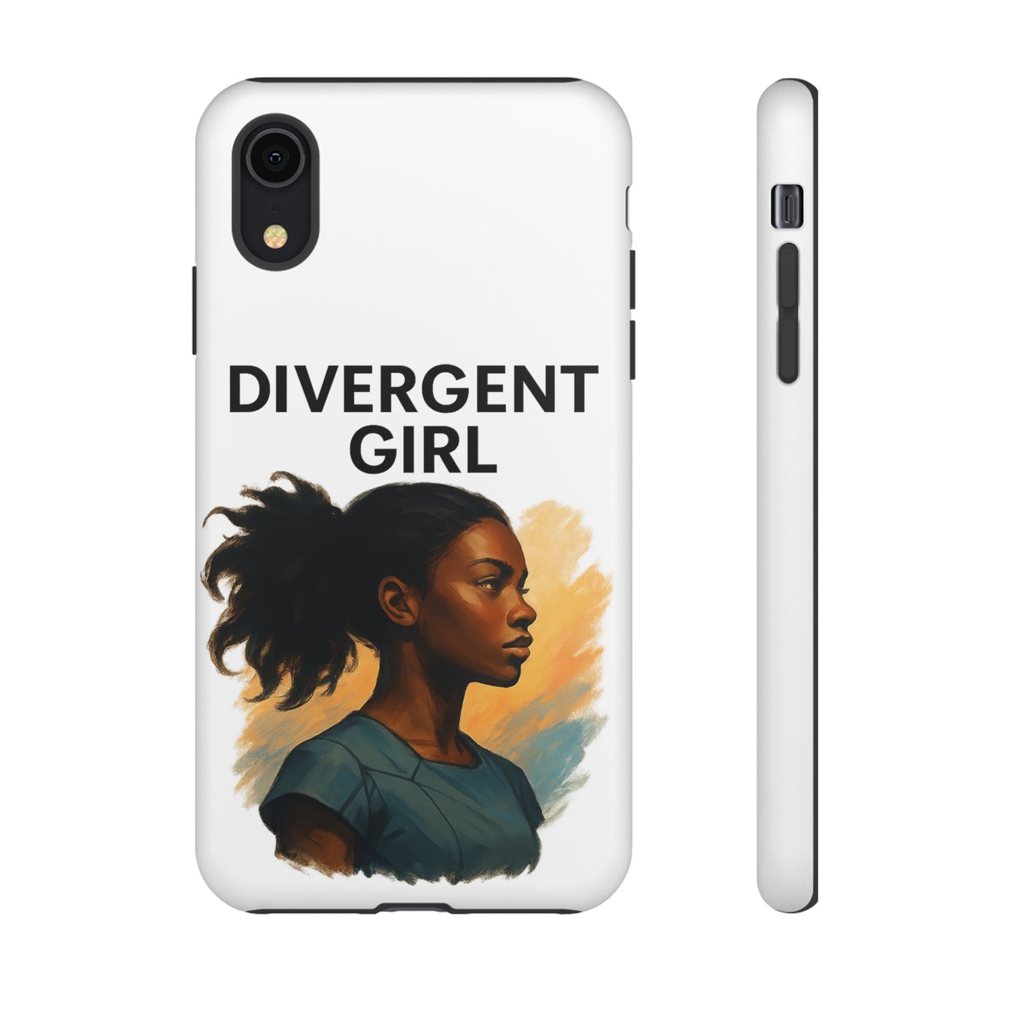 Divergent Girl Phone Case, Tough Phone Cover, Unique Gift for Book Lovers, Protective Smartphone Case, Trendy Cell Phone Skin