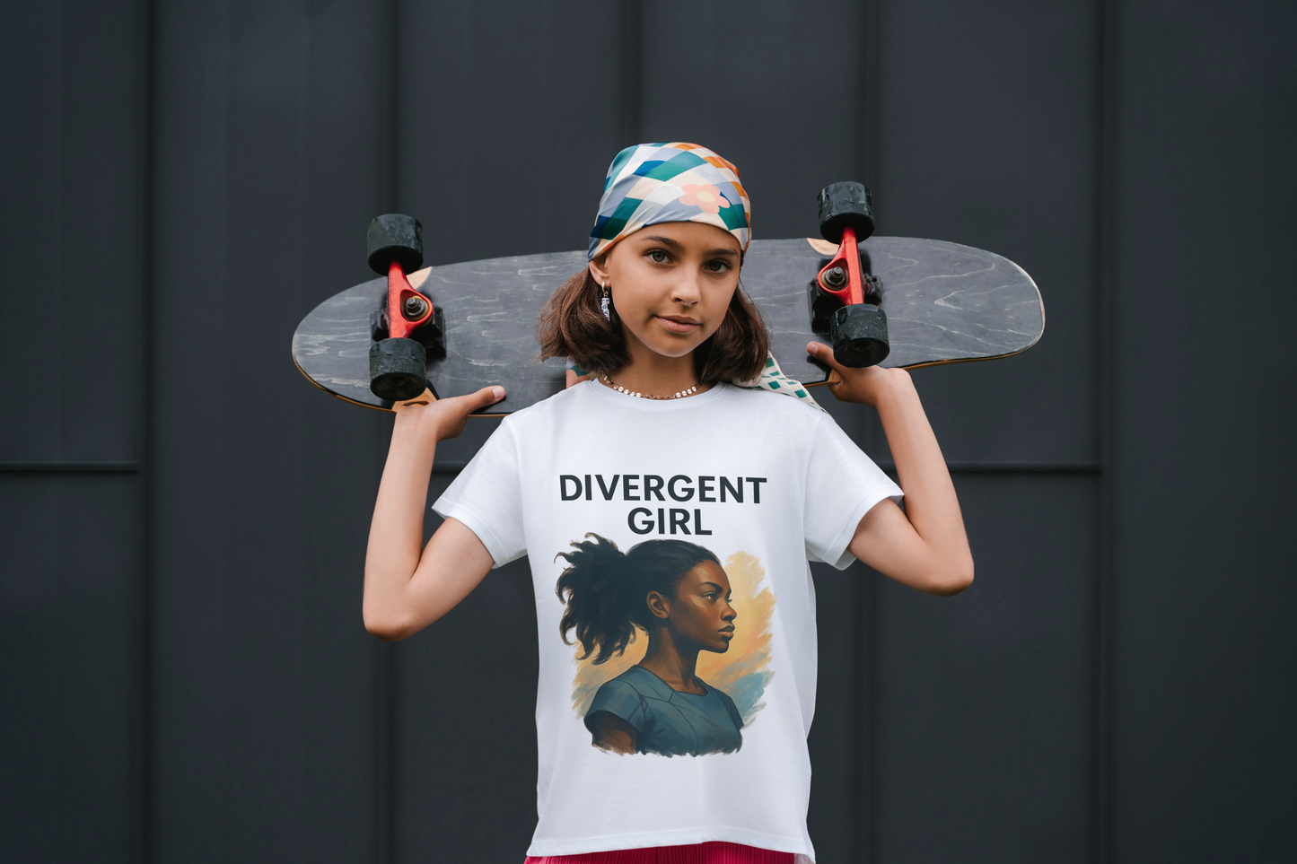Divergent Girl T-Shirt - Empowering Tee for Women, Gift for Book Lovers, Casual Wear, Unique Graphic Shirt, Inspired Fashion
