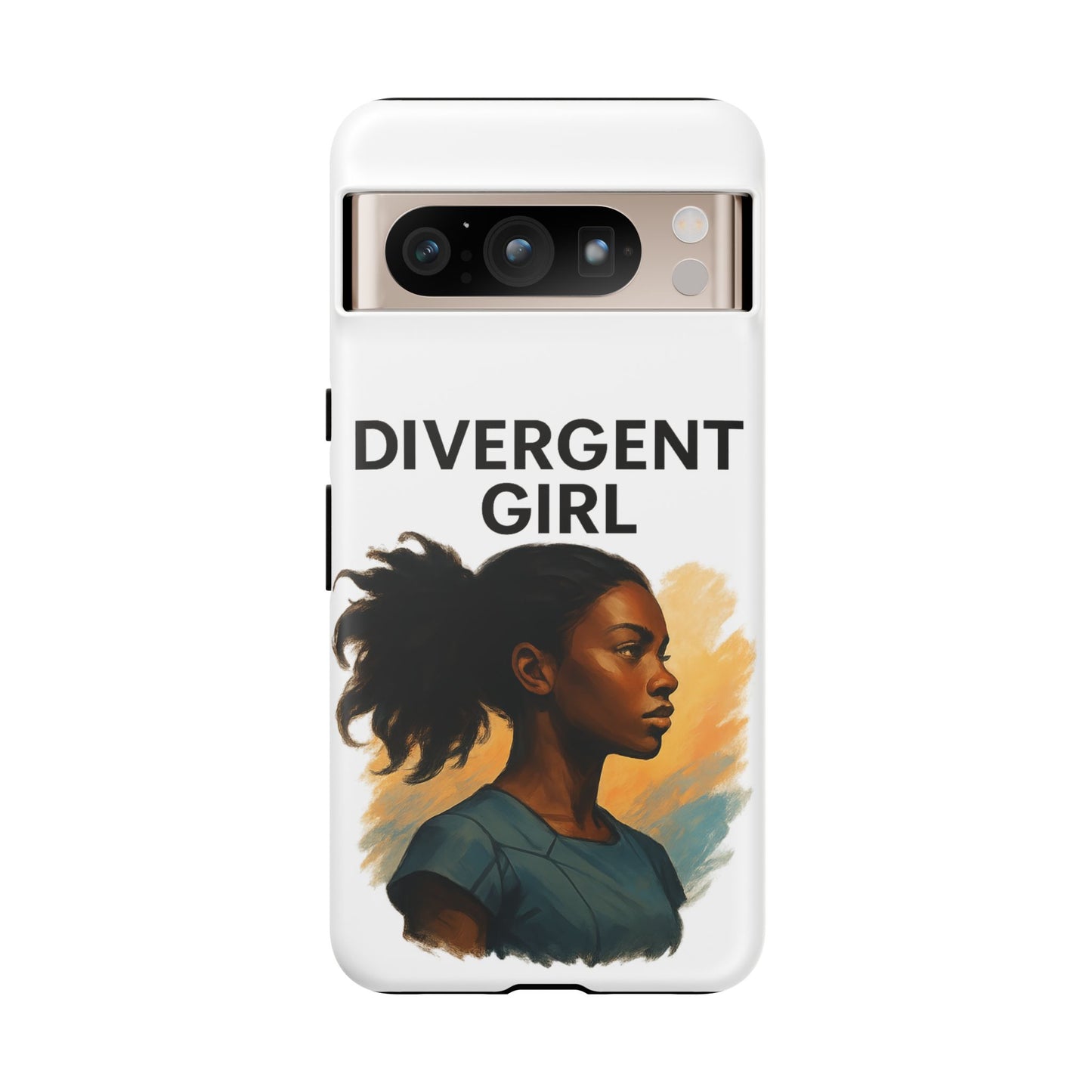 Divergent Girl Phone Case, Tough Phone Cover, Unique Gift for Book Lovers, Protective Smartphone Case, Trendy Cell Phone Skin