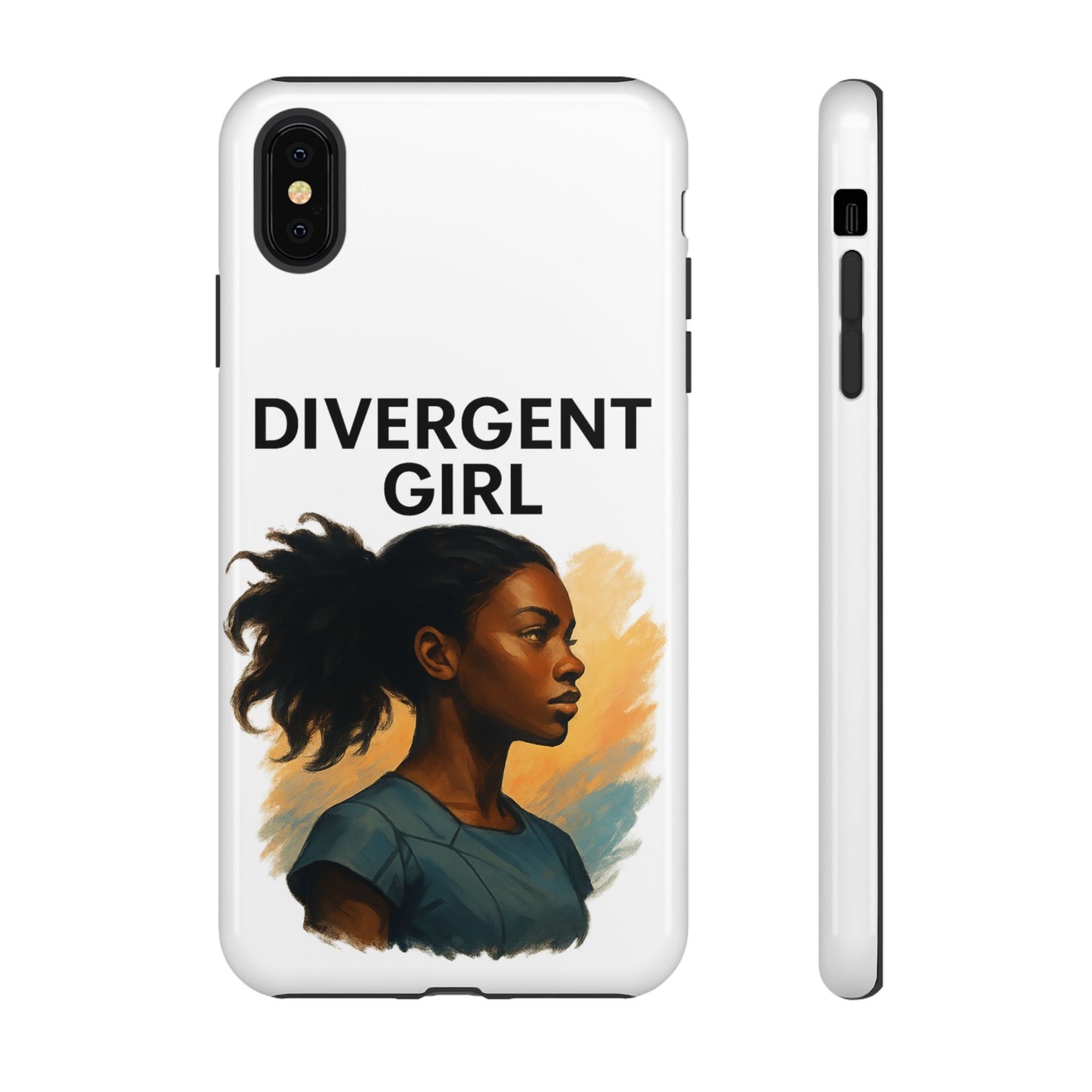 Divergent Girl Phone Case, Tough Phone Cover, Unique Gift for Book Lovers, Protective Smartphone Case, Trendy Cell Phone Skin