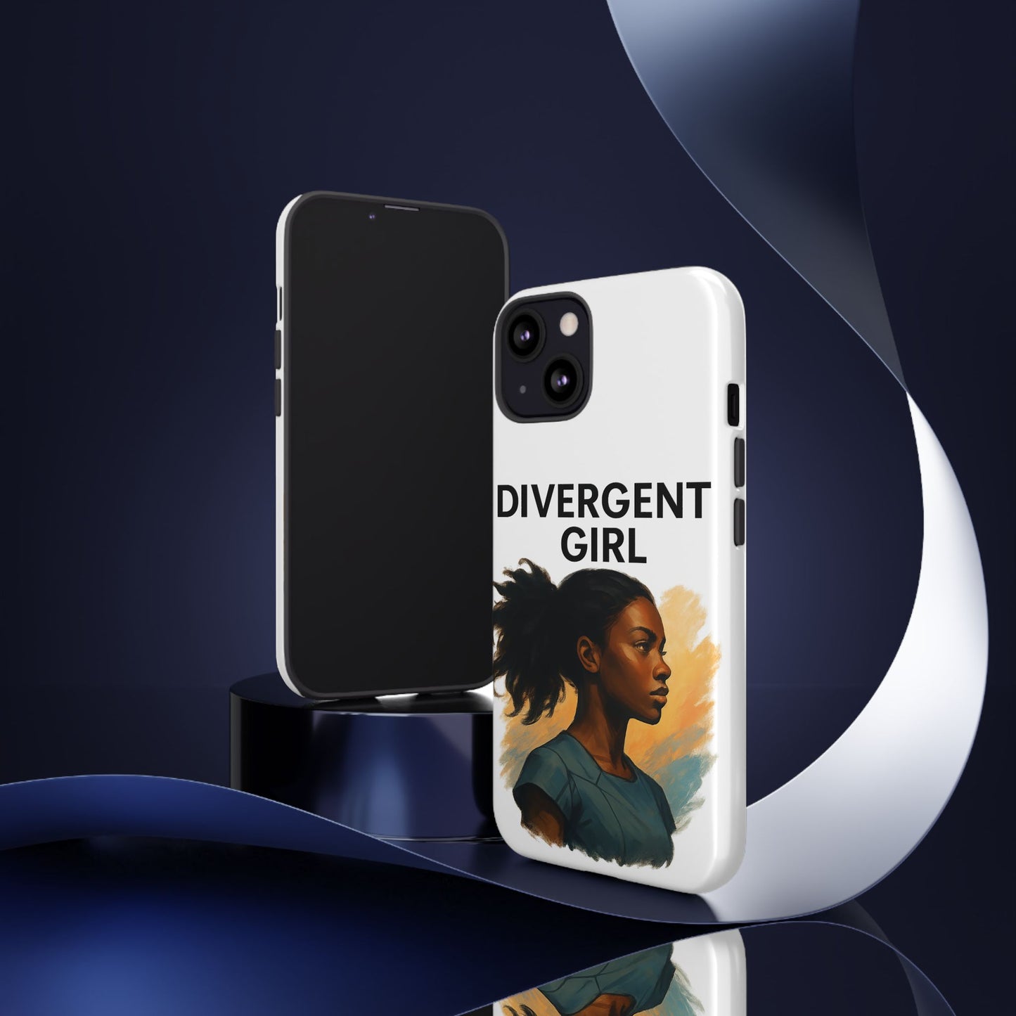 Divergent Girl Phone Case, Tough Phone Cover, Unique Gift for Book Lovers, Protective Smartphone Case, Trendy Cell Phone Skin