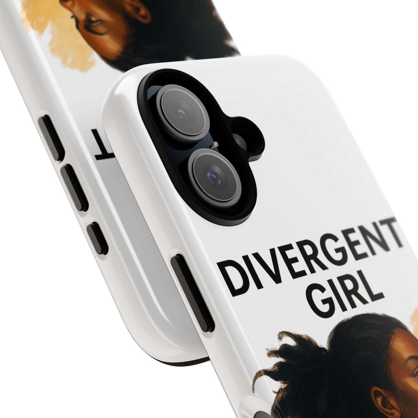 Divergent Girl Phone Case, Tough Phone Cover, Unique Gift for Book Lovers, Protective Smartphone Case, Trendy Cell Phone Skin