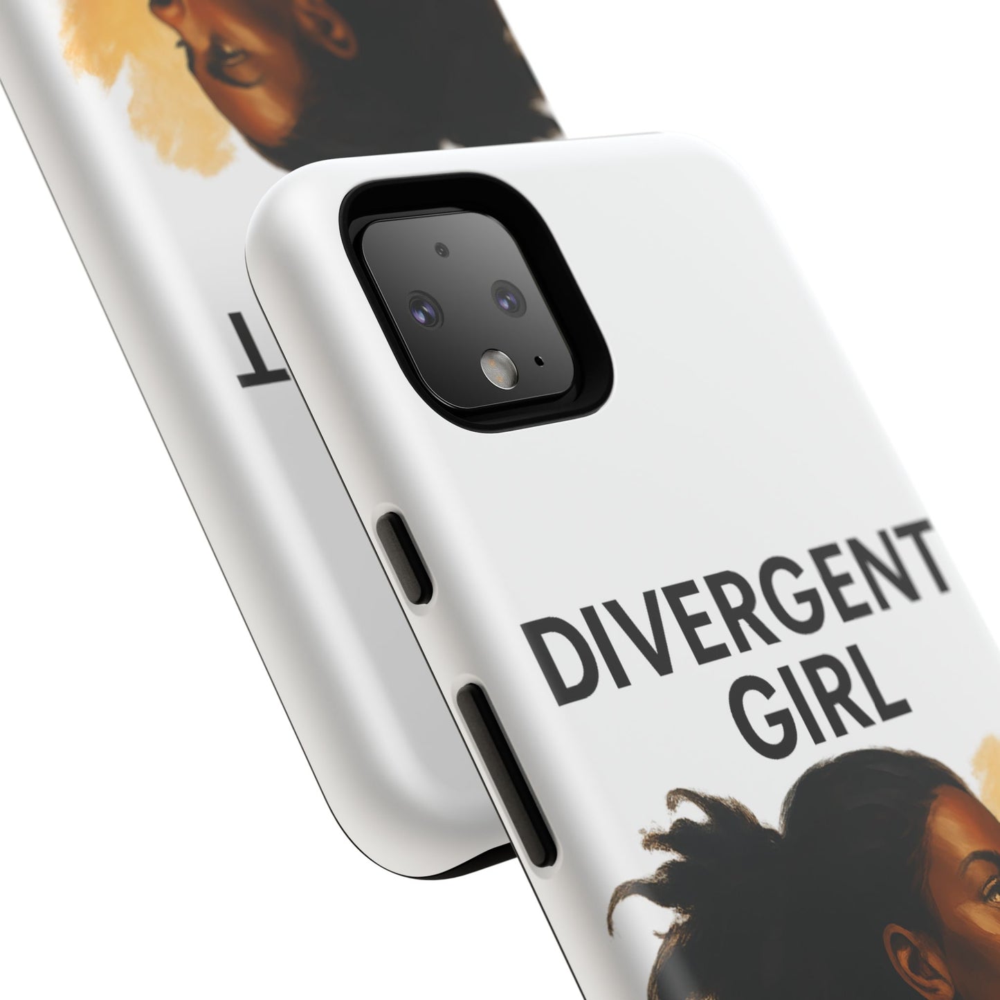 Divergent Girl Phone Case, Tough Phone Cover, Unique Gift for Book Lovers, Protective Smartphone Case, Trendy Cell Phone Skin