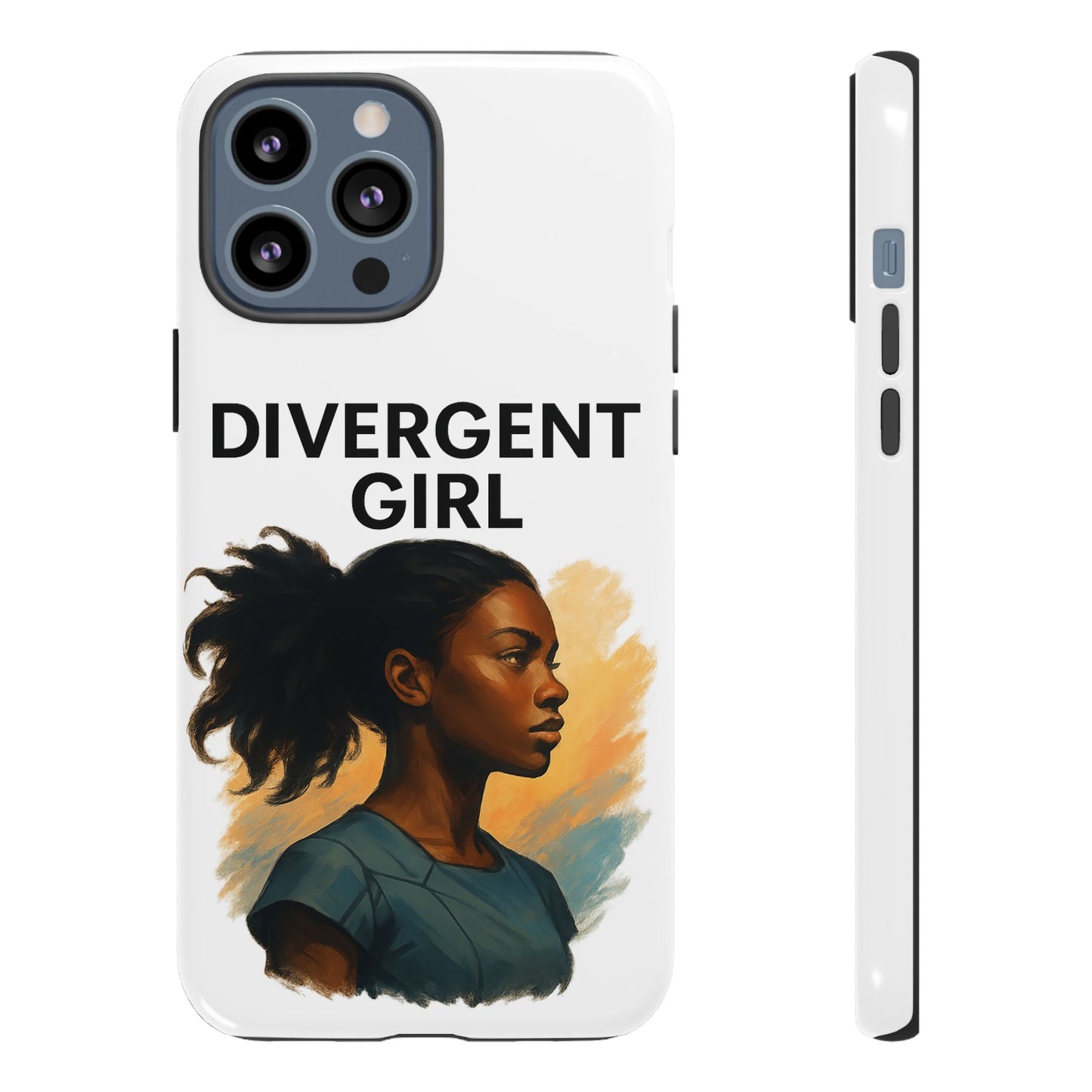 Divergent Girl Phone Case, Tough Phone Cover, Unique Gift for Book Lovers, Protective Smartphone Case, Trendy Cell Phone Skin