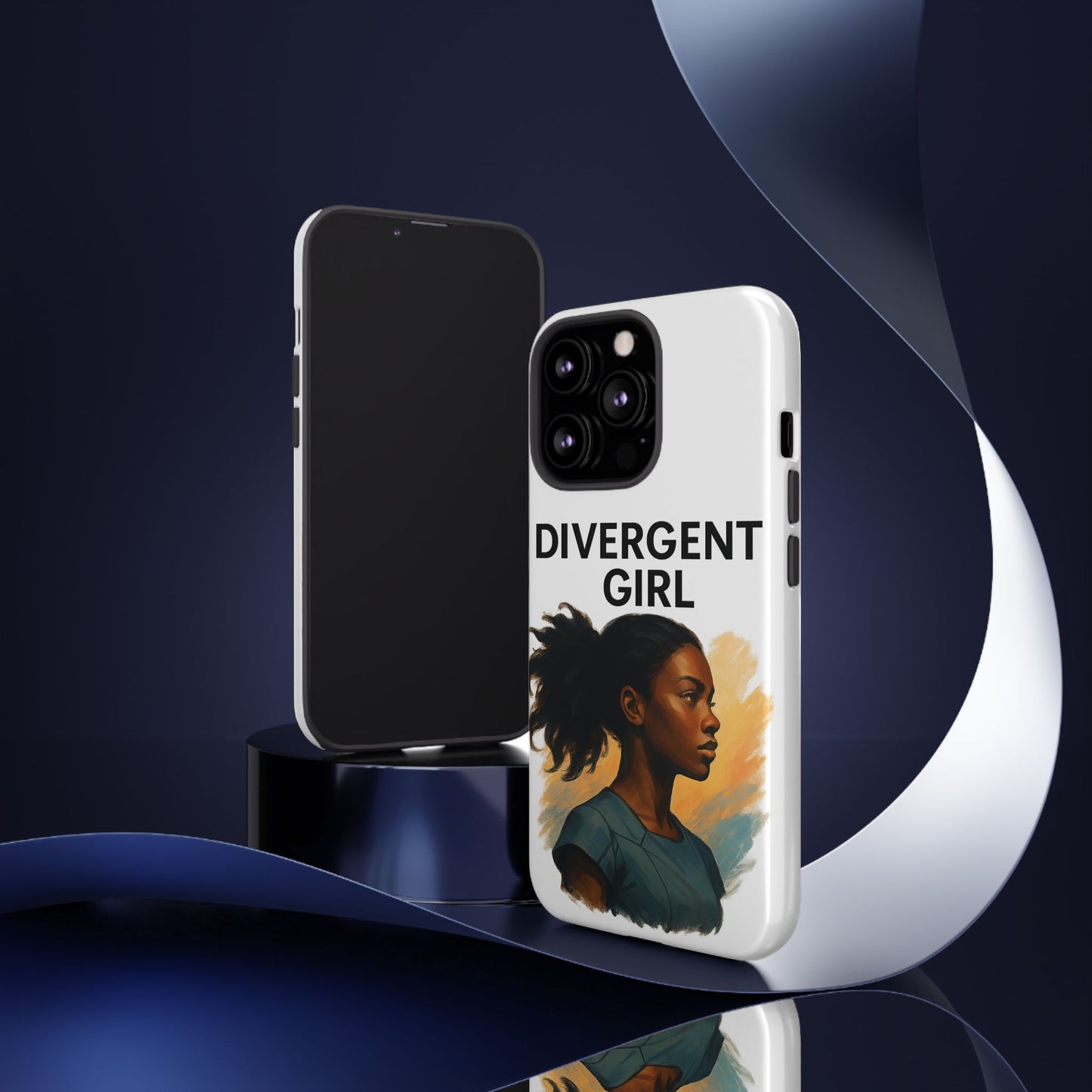 Divergent Girl Phone Case, Tough Phone Cover, Unique Gift for Book Lovers, Protective Smartphone Case, Trendy Cell Phone Skin
