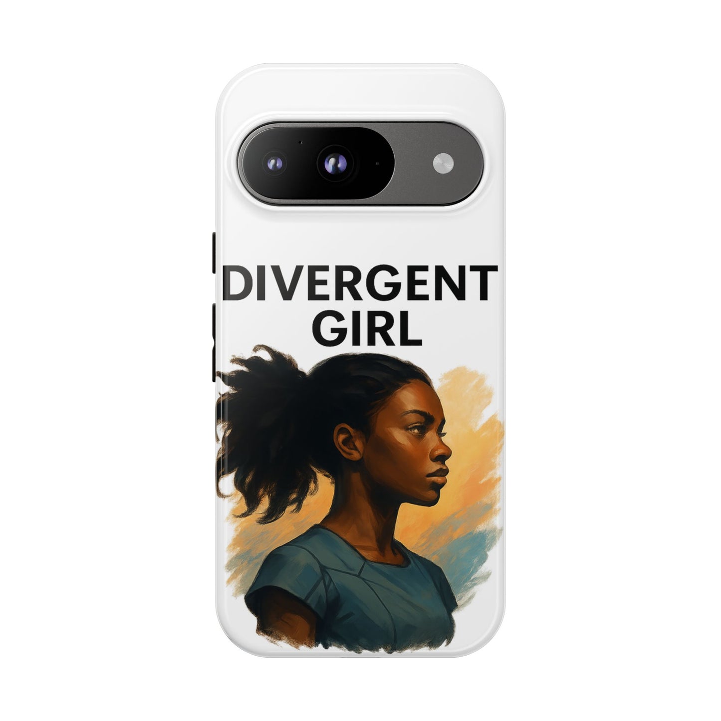 Divergent Girl Phone Case, Tough Phone Cover, Unique Gift for Book Lovers, Protective Smartphone Case, Trendy Cell Phone Skin