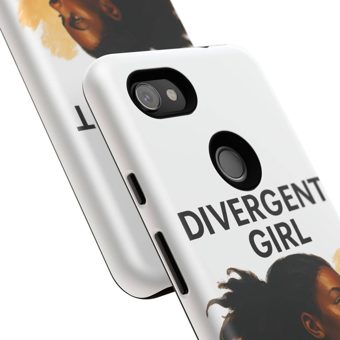 Divergent Girl Phone Case, Tough Phone Cover, Unique Gift for Book Lovers, Protective Smartphone Case, Trendy Cell Phone Skin