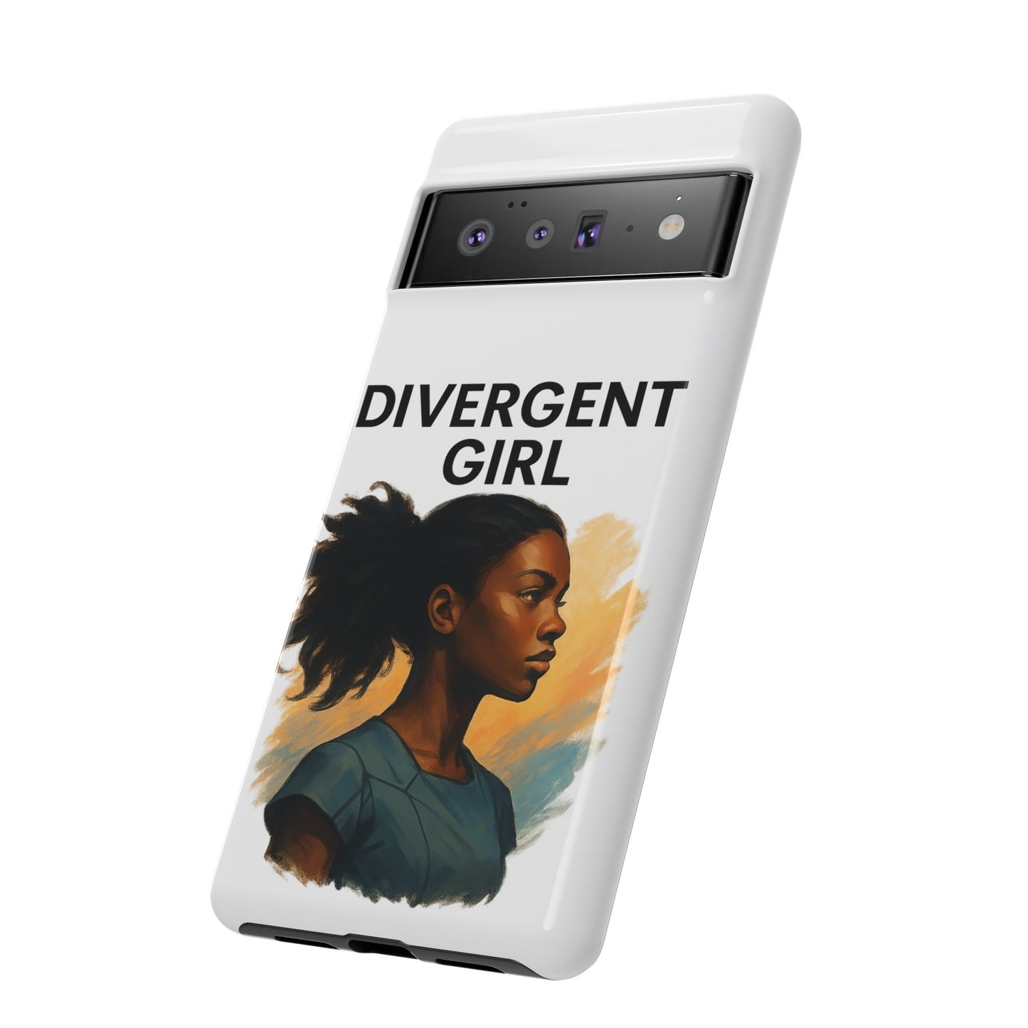 Divergent Girl Phone Case, Tough Phone Cover, Unique Gift for Book Lovers, Protective Smartphone Case, Trendy Cell Phone Skin