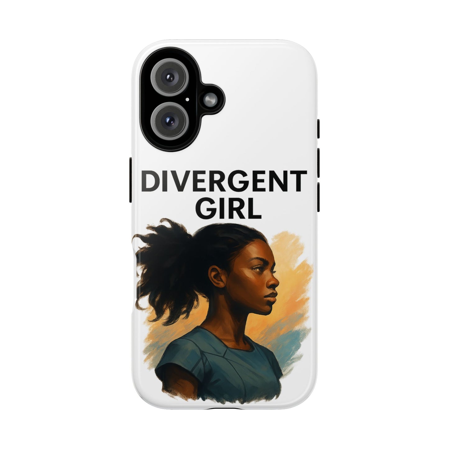 Divergent Girl Phone Case, Tough Phone Cover, Unique Gift for Book Lovers, Protective Smartphone Case, Trendy Cell Phone Skin