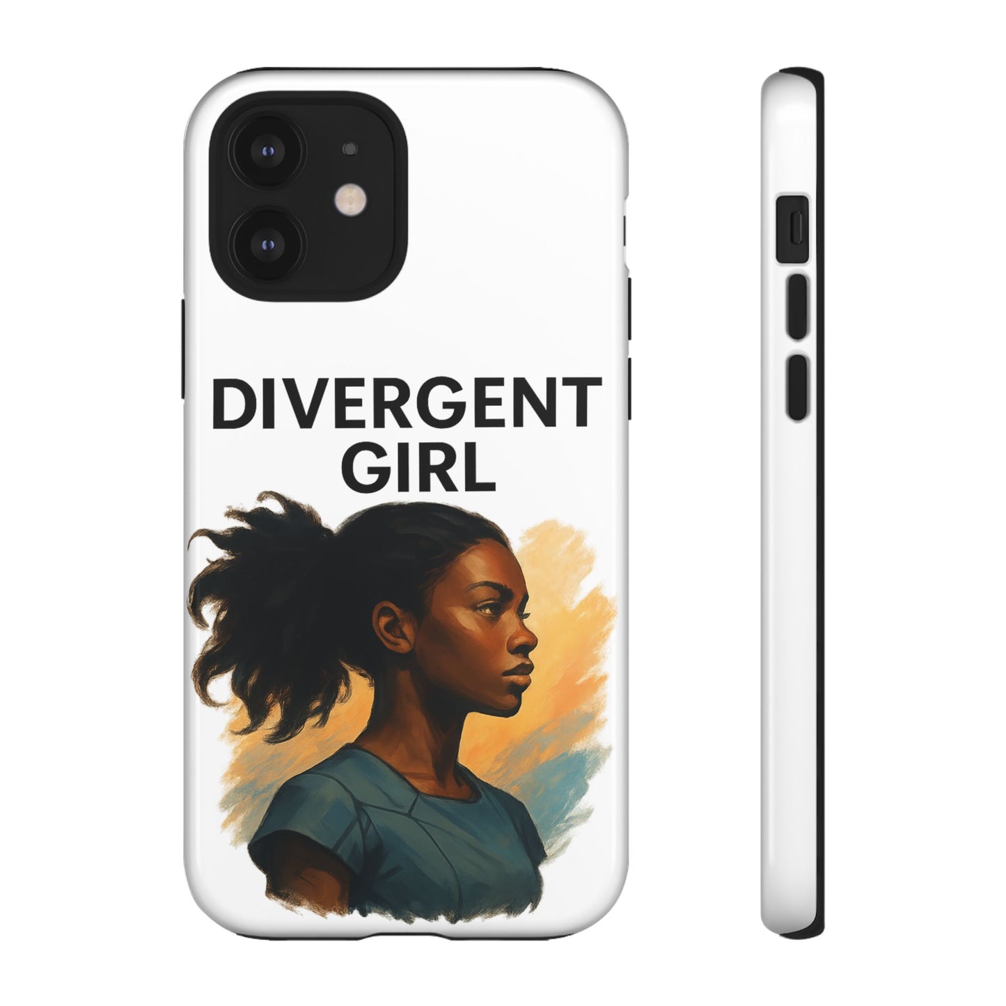 Divergent Girl Phone Case, Tough Phone Cover, Unique Gift for Book Lovers, Protective Smartphone Case, Trendy Cell Phone Skin