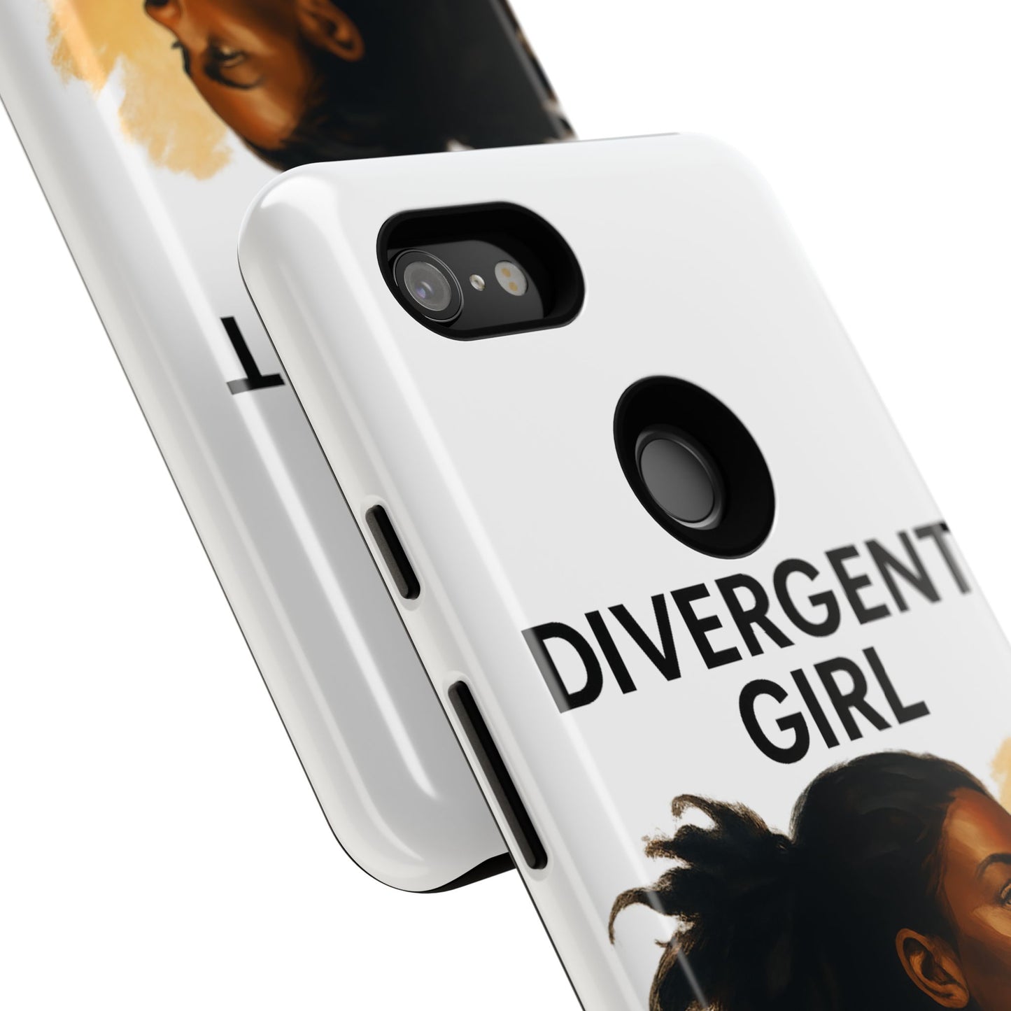 Divergent Girl Phone Case, Tough Phone Cover, Unique Gift for Book Lovers, Protective Smartphone Case, Trendy Cell Phone Skin