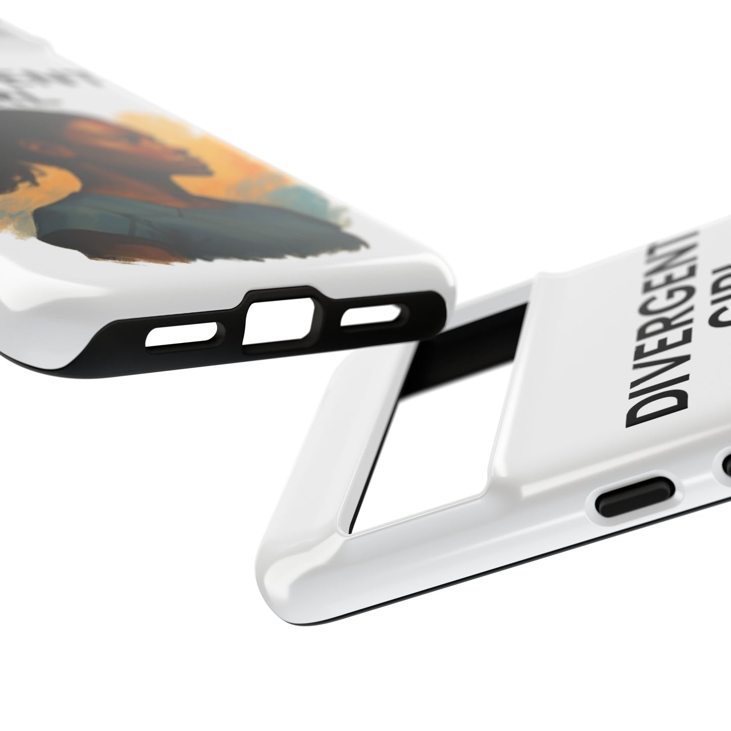 Divergent Girl Phone Case, Tough Phone Cover, Unique Gift for Book Lovers, Protective Smartphone Case, Trendy Cell Phone Skin