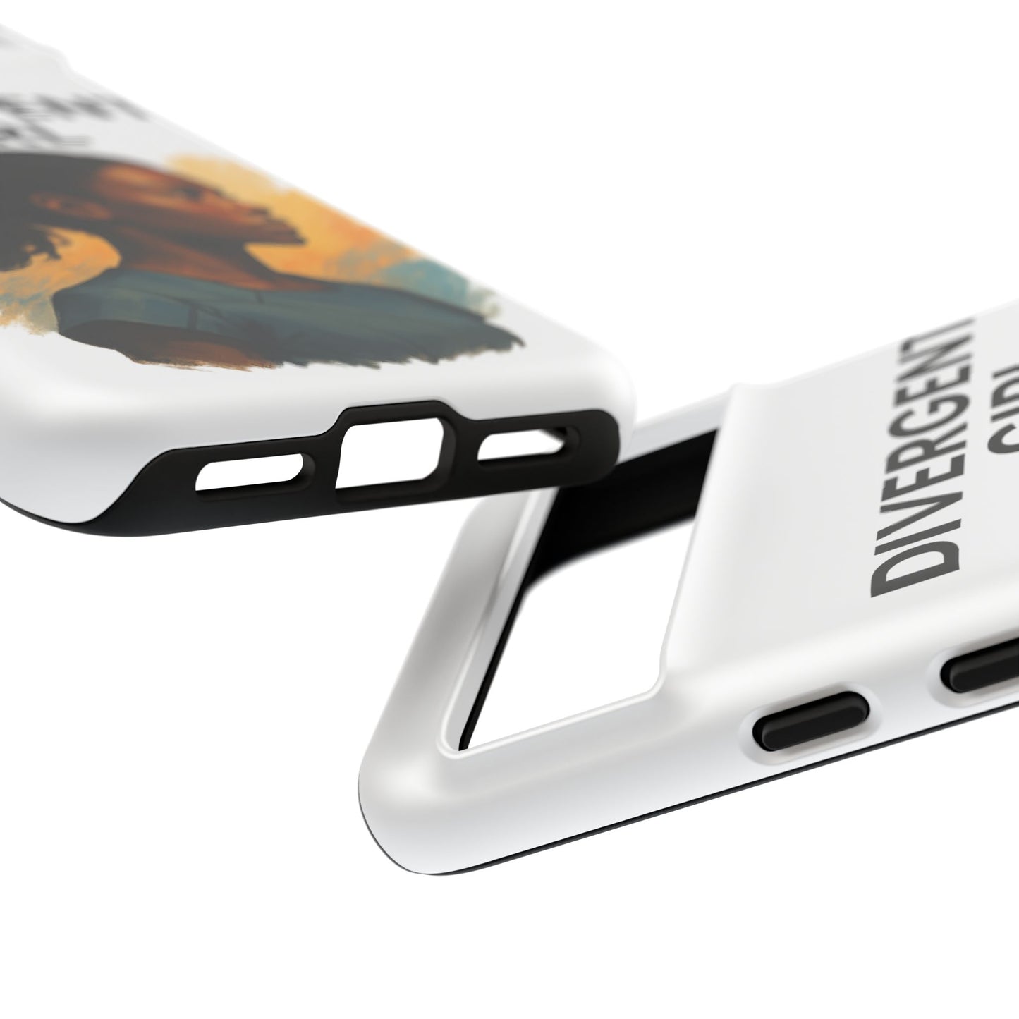 Divergent Girl Phone Case, Tough Phone Cover, Unique Gift for Book Lovers, Protective Smartphone Case, Trendy Cell Phone Skin