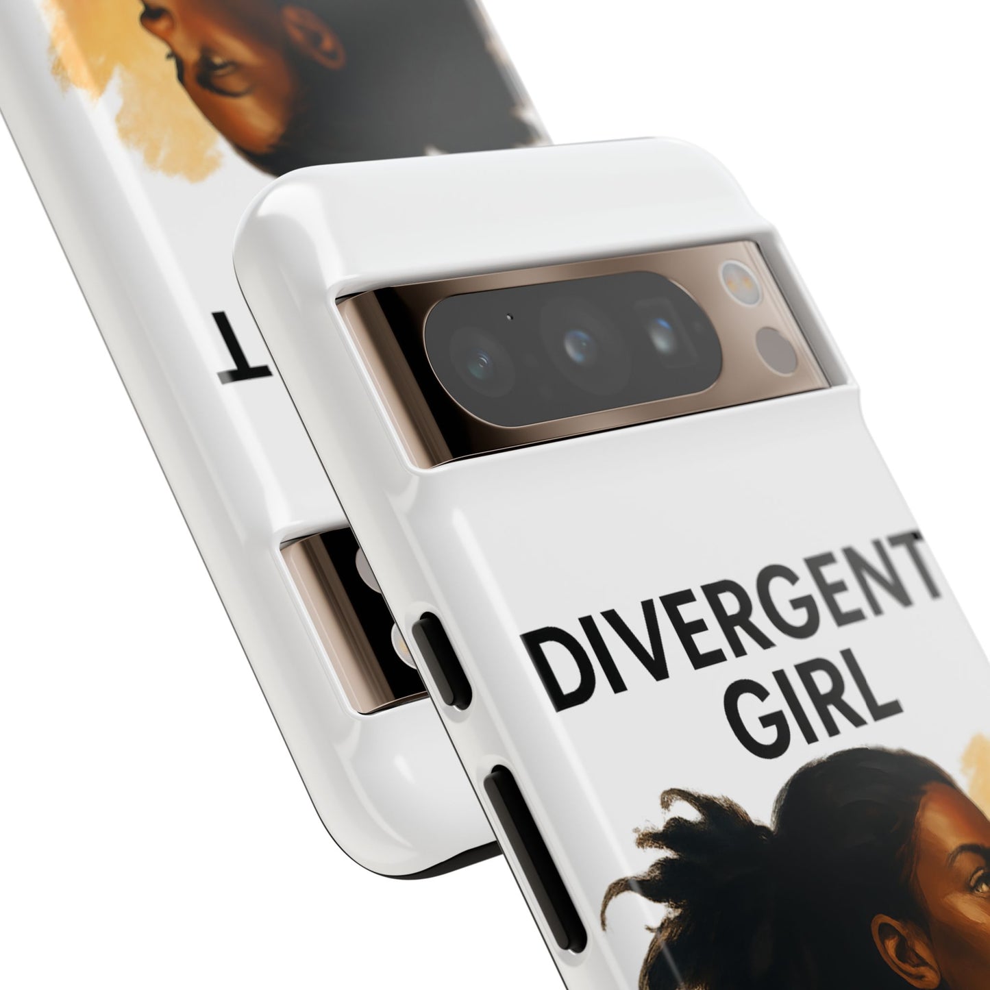 Divergent Girl Phone Case, Tough Phone Cover, Unique Gift for Book Lovers, Protective Smartphone Case, Trendy Cell Phone Skin