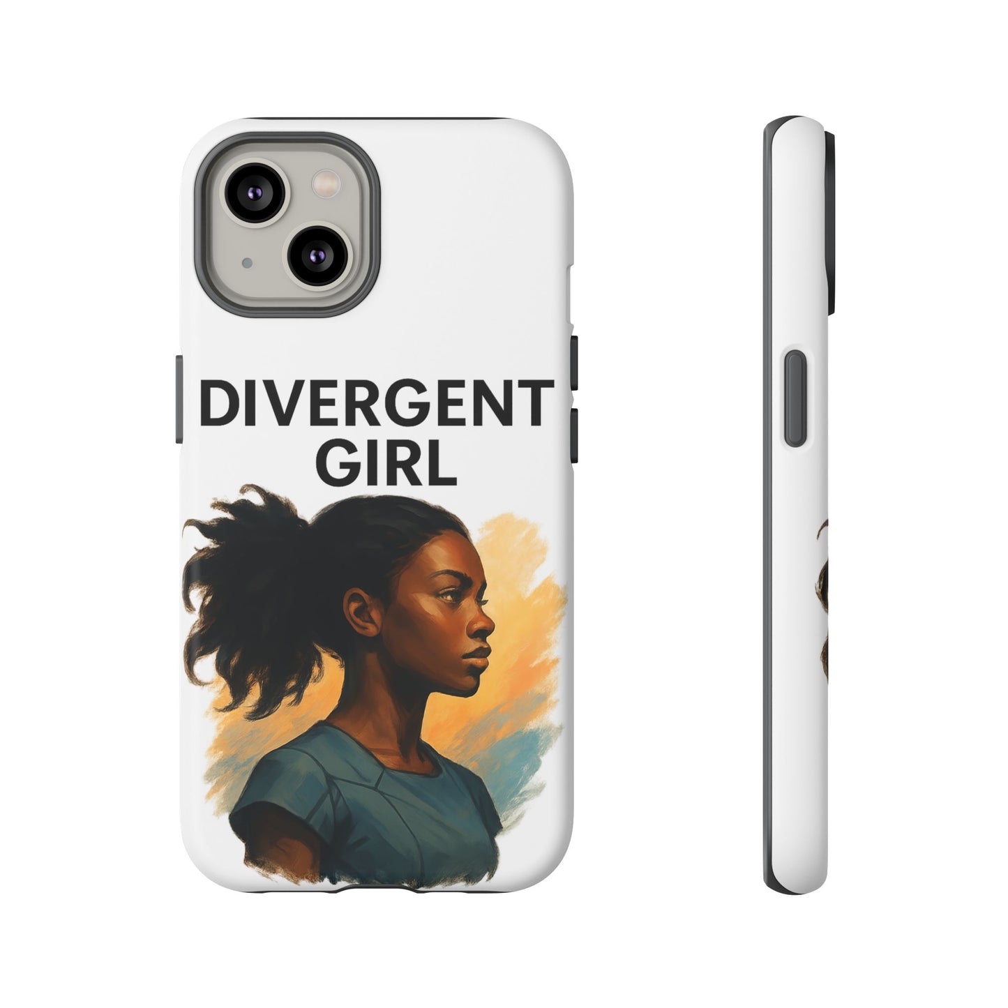 Divergent Girl Phone Case, Tough Phone Cover, Unique Gift for Book Lovers, Protective Smartphone Case, Trendy Cell Phone Skin