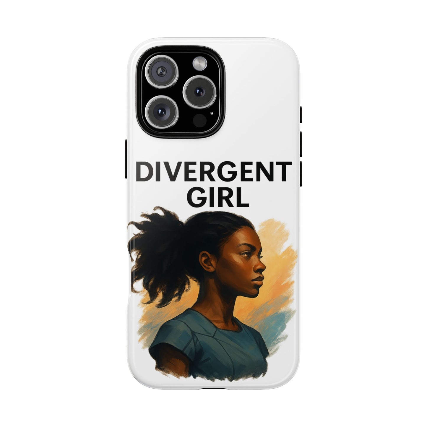 Divergent Girl Phone Case, Tough Phone Cover, Unique Gift for Book Lovers, Protective Smartphone Case, Trendy Cell Phone Skin