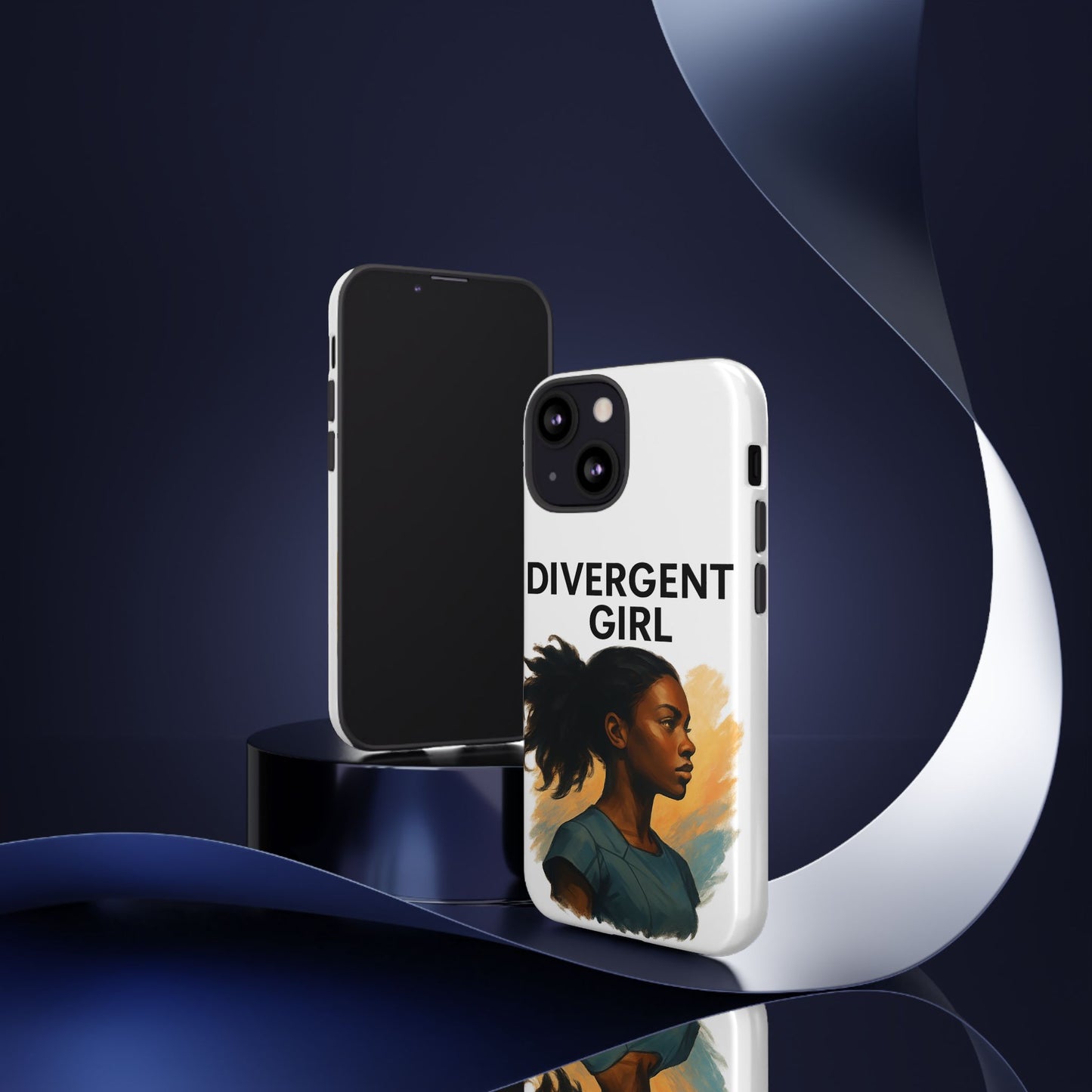 Divergent Girl Phone Case, Tough Phone Cover, Unique Gift for Book Lovers, Protective Smartphone Case, Trendy Cell Phone Skin