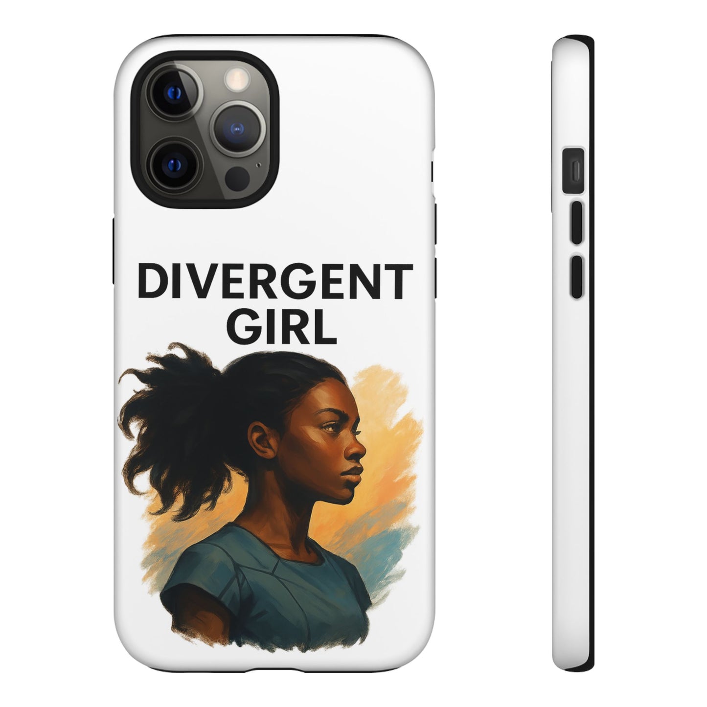 Divergent Girl Phone Case, Tough Phone Cover, Unique Gift for Book Lovers, Protective Smartphone Case, Trendy Cell Phone Skin