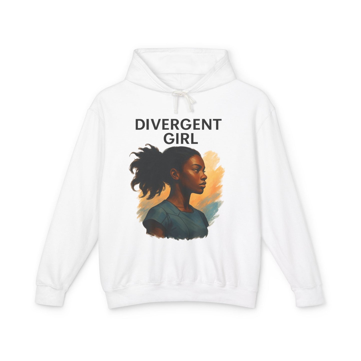 Divergent Girl Sweatshirt, Unisex Lightweight Hoodie, Motivational Gift, Cozy Layering, Perfect for Everyday Wear, Inspirational Apparel