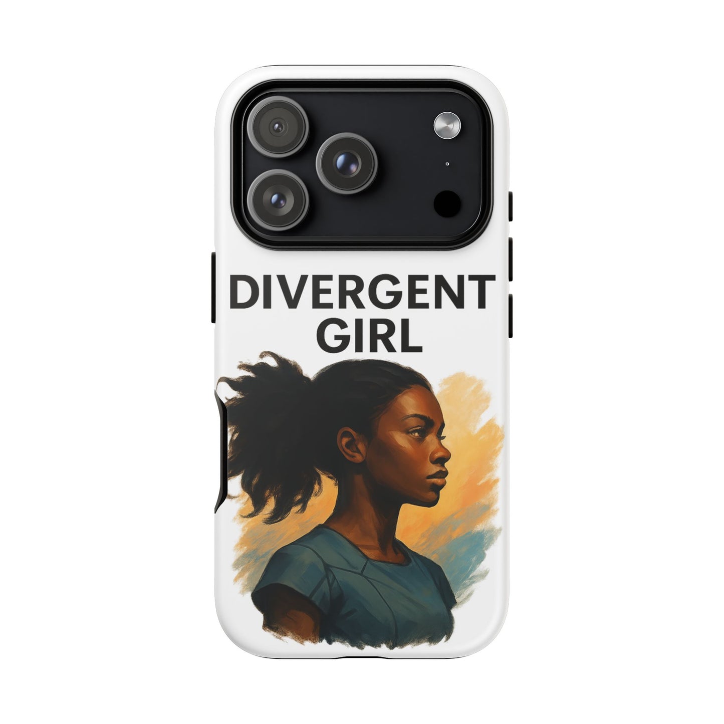 Divergent Girl Phone Case, Tough Phone Cover, Unique Gift for Book Lovers, Protective Smartphone Case, Trendy Cell Phone Skin