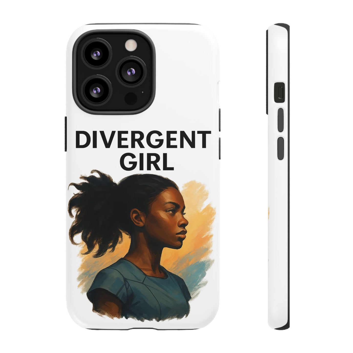 Divergent Girl Phone Case, Tough Phone Cover, Unique Gift for Book Lovers, Protective Smartphone Case, Trendy Cell Phone Skin