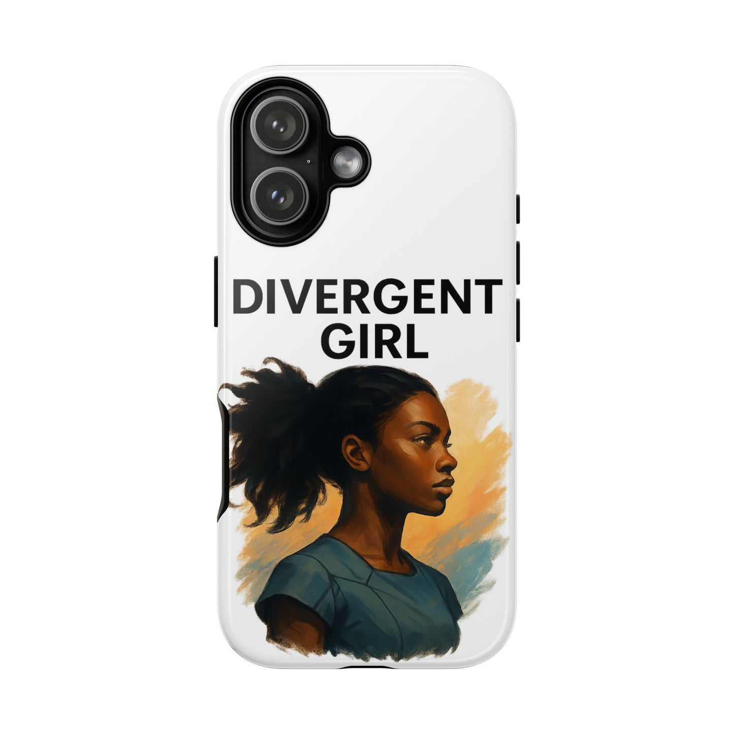 Divergent Girl Phone Case, Tough Phone Cover, Unique Gift for Book Lovers, Protective Smartphone Case, Trendy Cell Phone Skin