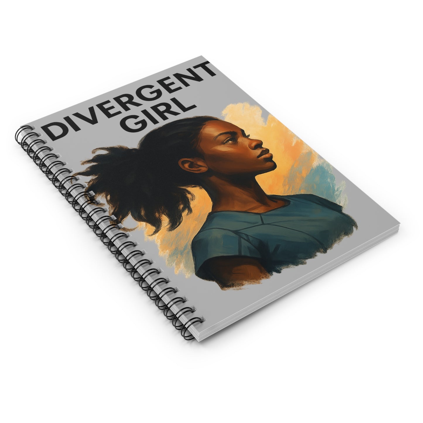 Divergent Girl Spiral Notebook - Creative Journal, Gift for Writers, Stationery, School Supplies, Inspirational Note Taking