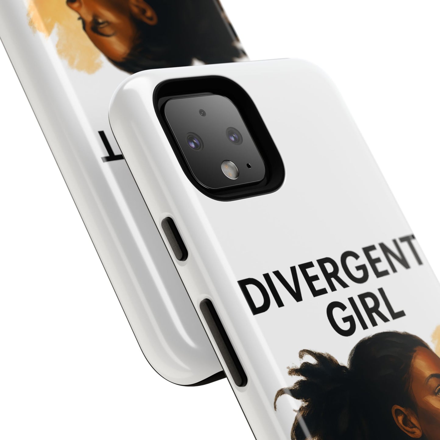Divergent Girl Phone Case, Tough Phone Cover, Unique Gift for Book Lovers, Protective Smartphone Case, Trendy Cell Phone Skin