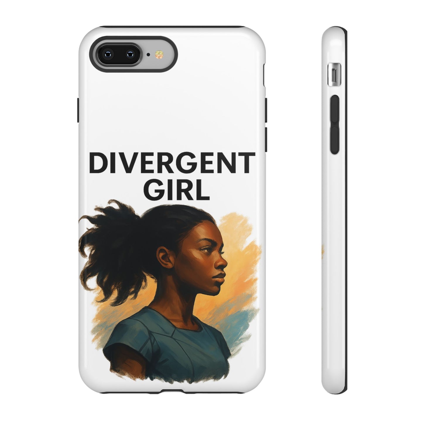 Divergent Girl Phone Case, Tough Phone Cover, Unique Gift for Book Lovers, Protective Smartphone Case, Trendy Cell Phone Skin