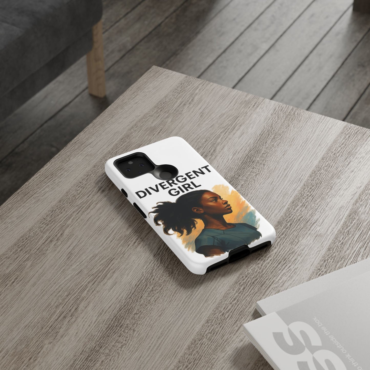 Divergent Girl Phone Case, Tough Phone Cover, Unique Gift for Book Lovers, Protective Smartphone Case, Trendy Cell Phone Skin