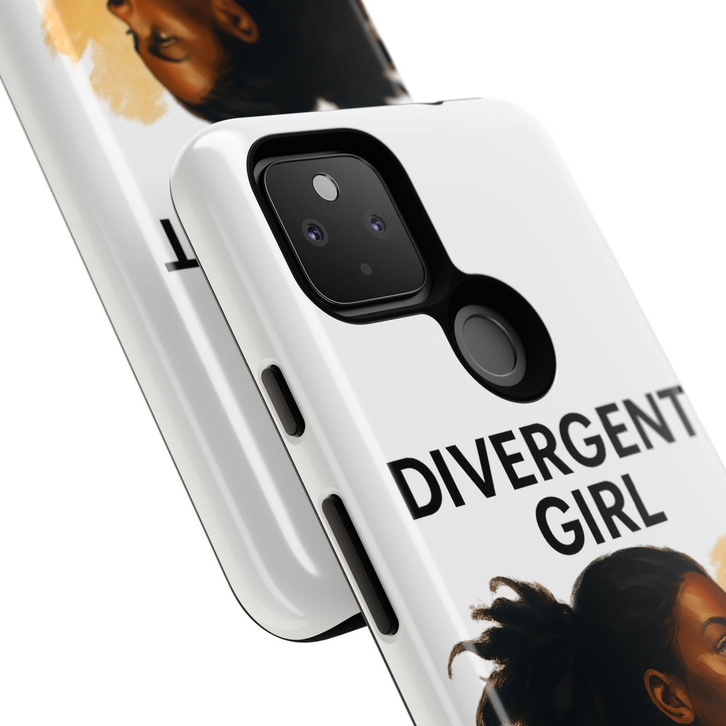 Divergent Girl Phone Case, Tough Phone Cover, Unique Gift for Book Lovers, Protective Smartphone Case, Trendy Cell Phone Skin