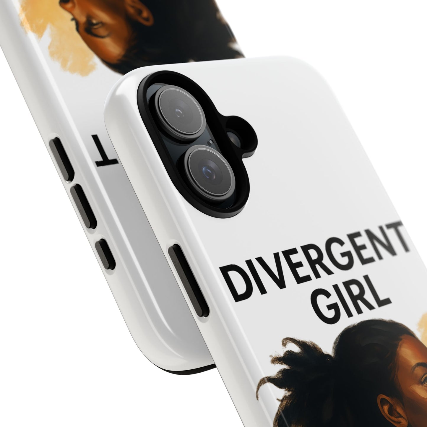 Divergent Girl Phone Case, Tough Phone Cover, Unique Gift for Book Lovers, Protective Smartphone Case, Trendy Cell Phone Skin