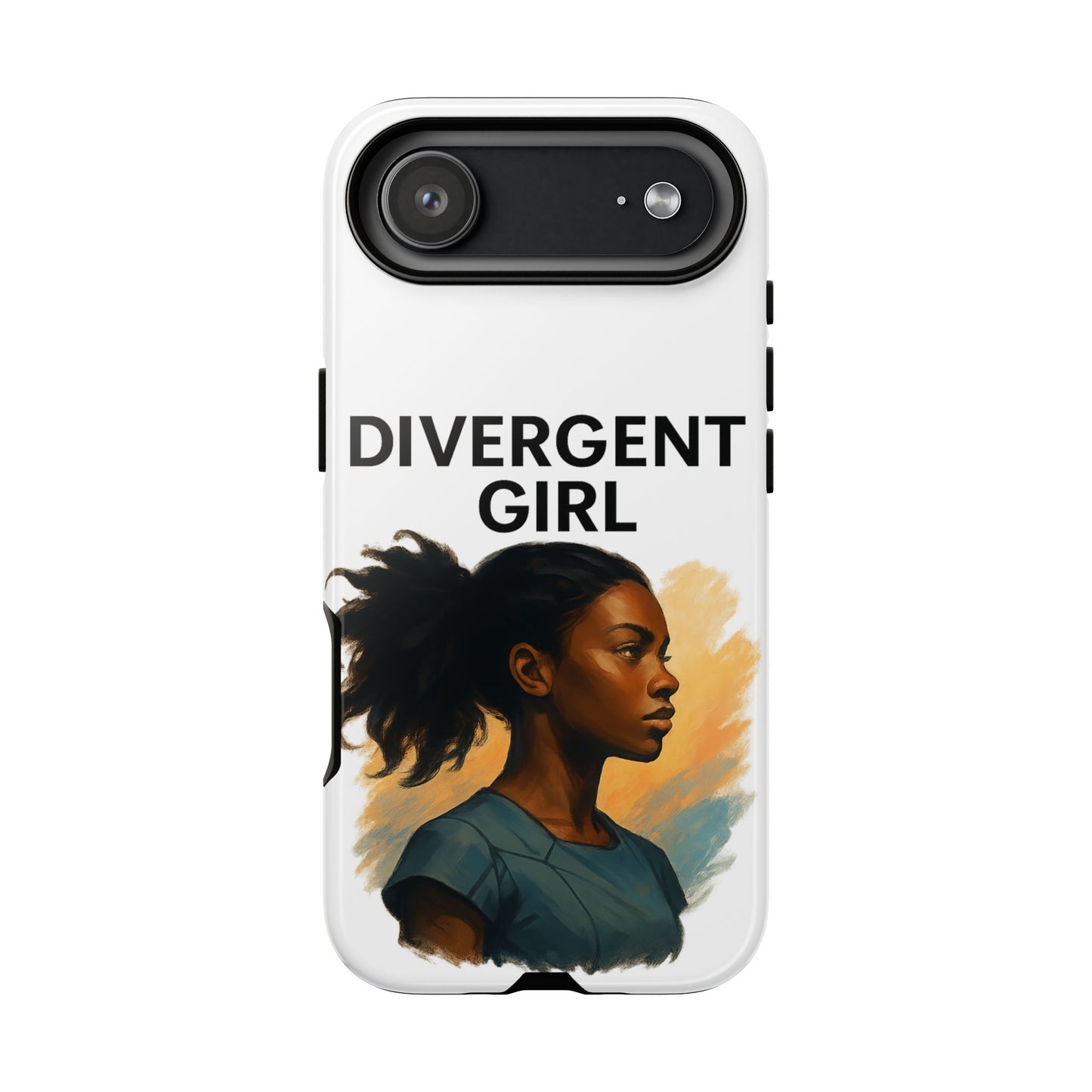 Divergent Girl Phone Case, Tough Phone Cover, Unique Gift for Book Lovers, Protective Smartphone Case, Trendy Cell Phone Skin