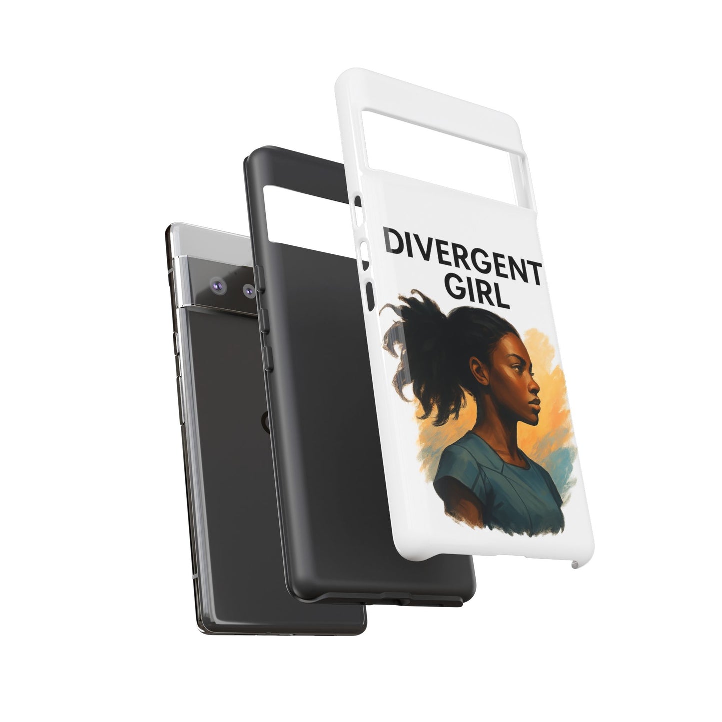 Divergent Girl Phone Case, Tough Phone Cover, Unique Gift for Book Lovers, Protective Smartphone Case, Trendy Cell Phone Skin