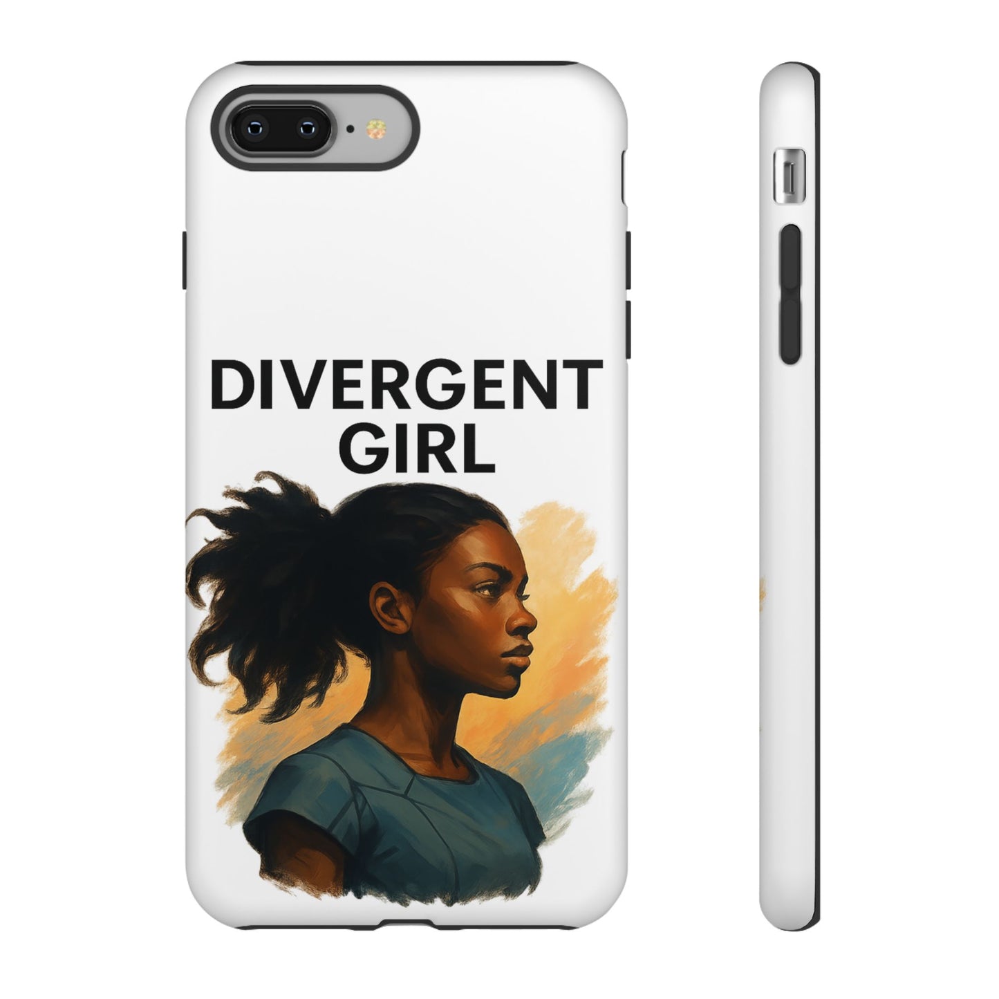 Divergent Girl Phone Case, Tough Phone Cover, Unique Gift for Book Lovers, Protective Smartphone Case, Trendy Cell Phone Skin