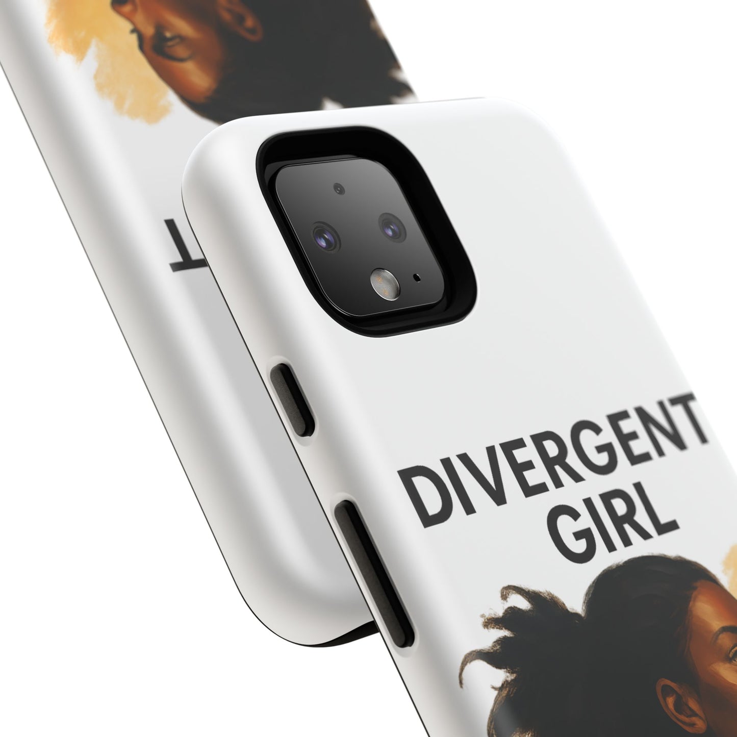 Divergent Girl Phone Case, Tough Phone Cover, Unique Gift for Book Lovers, Protective Smartphone Case, Trendy Cell Phone Skin