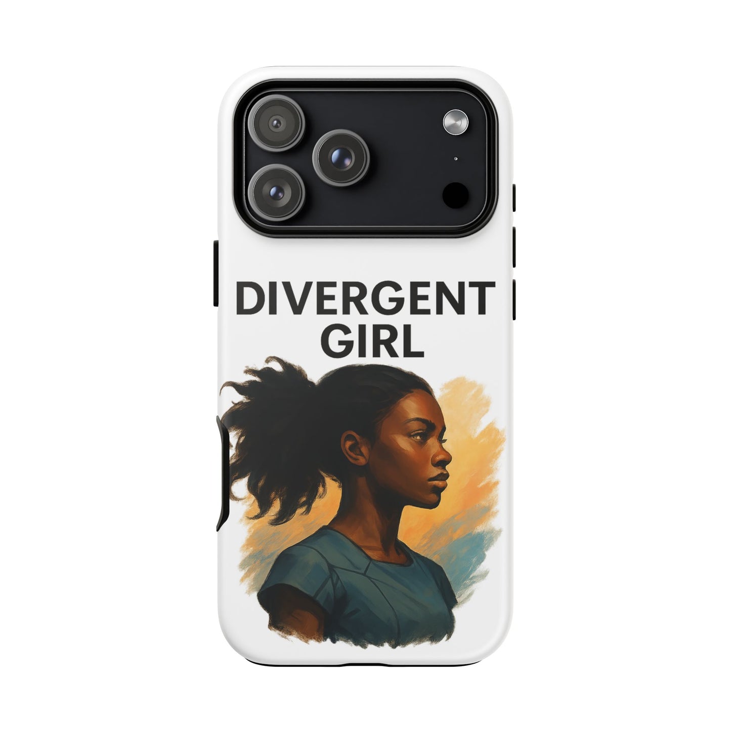 Divergent Girl Phone Case, Tough Phone Cover, Unique Gift for Book Lovers, Protective Smartphone Case, Trendy Cell Phone Skin