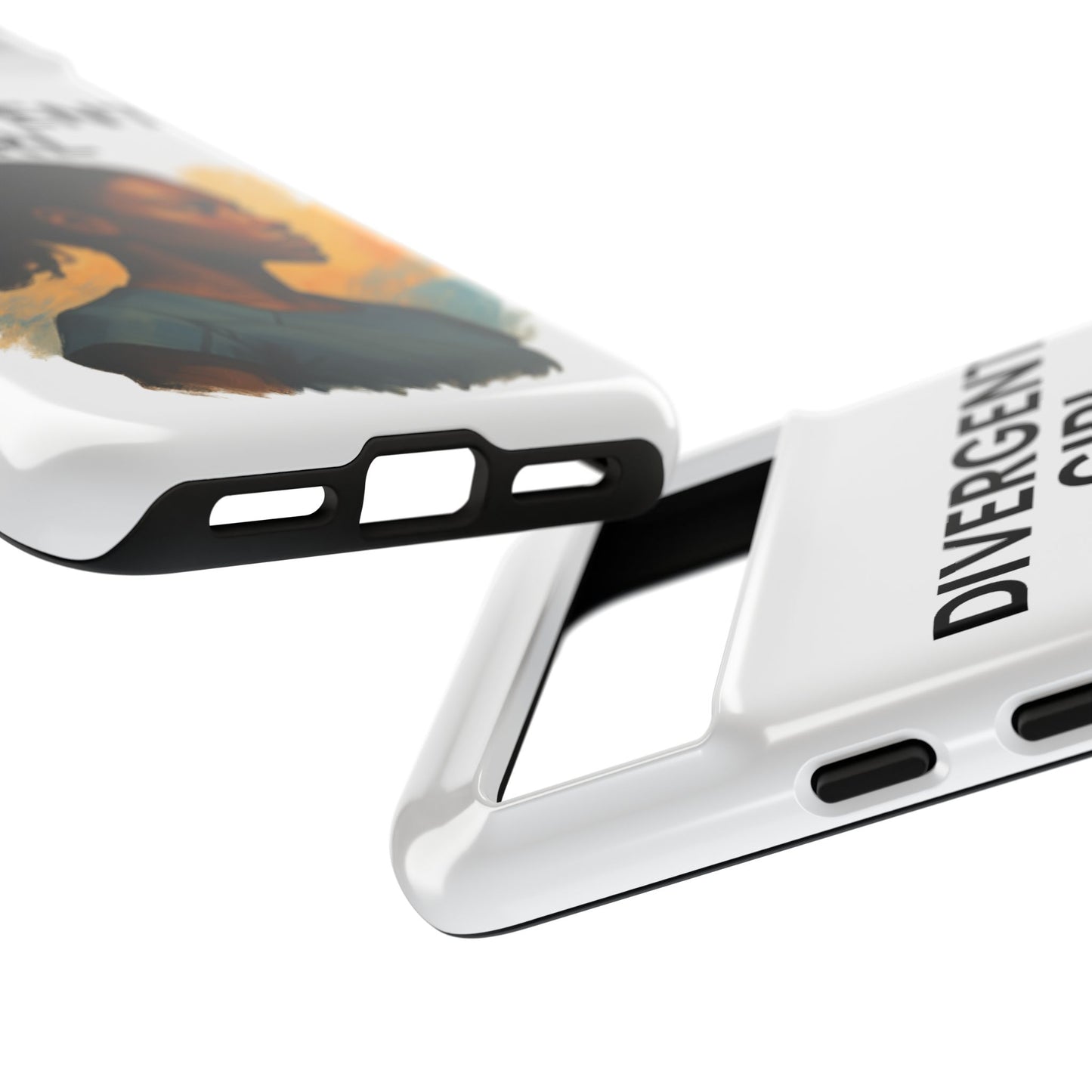 Divergent Girl Phone Case, Tough Phone Cover, Unique Gift for Book Lovers, Protective Smartphone Case, Trendy Cell Phone Skin